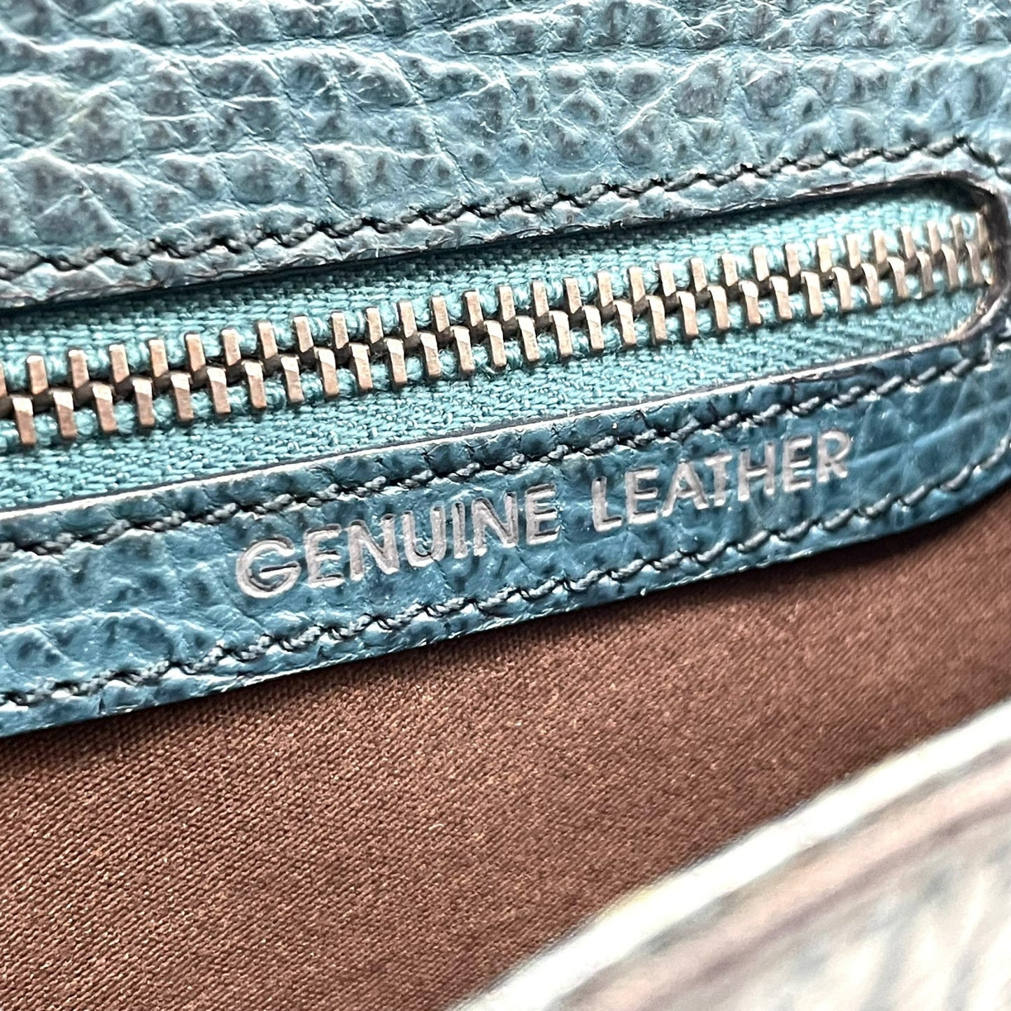 トッズ TOD’S ハンドバッグ ミニボストン グレインレザー 青 ブルー シルバー金具 レディース A7