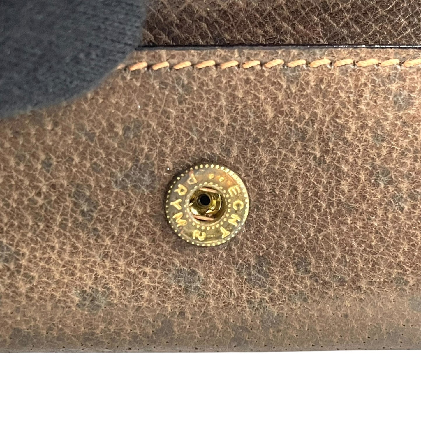 グッチ GUCCI キーケース 3連 三つ折り ブラウン 茶 レザー インターロッキングG ゴールド金具 オールドグッチ ヴィンテージ メンズ レディース M1