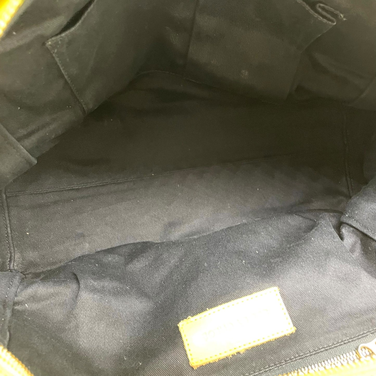 シーバイクロエ SEE BY CHLOE ハンドバッグ トートバッグ 黄色 レモンイエロー レザー ゴールド金具 ロゴ ベルト フリル ファスナー開閉 肩掛け可 レディース U12