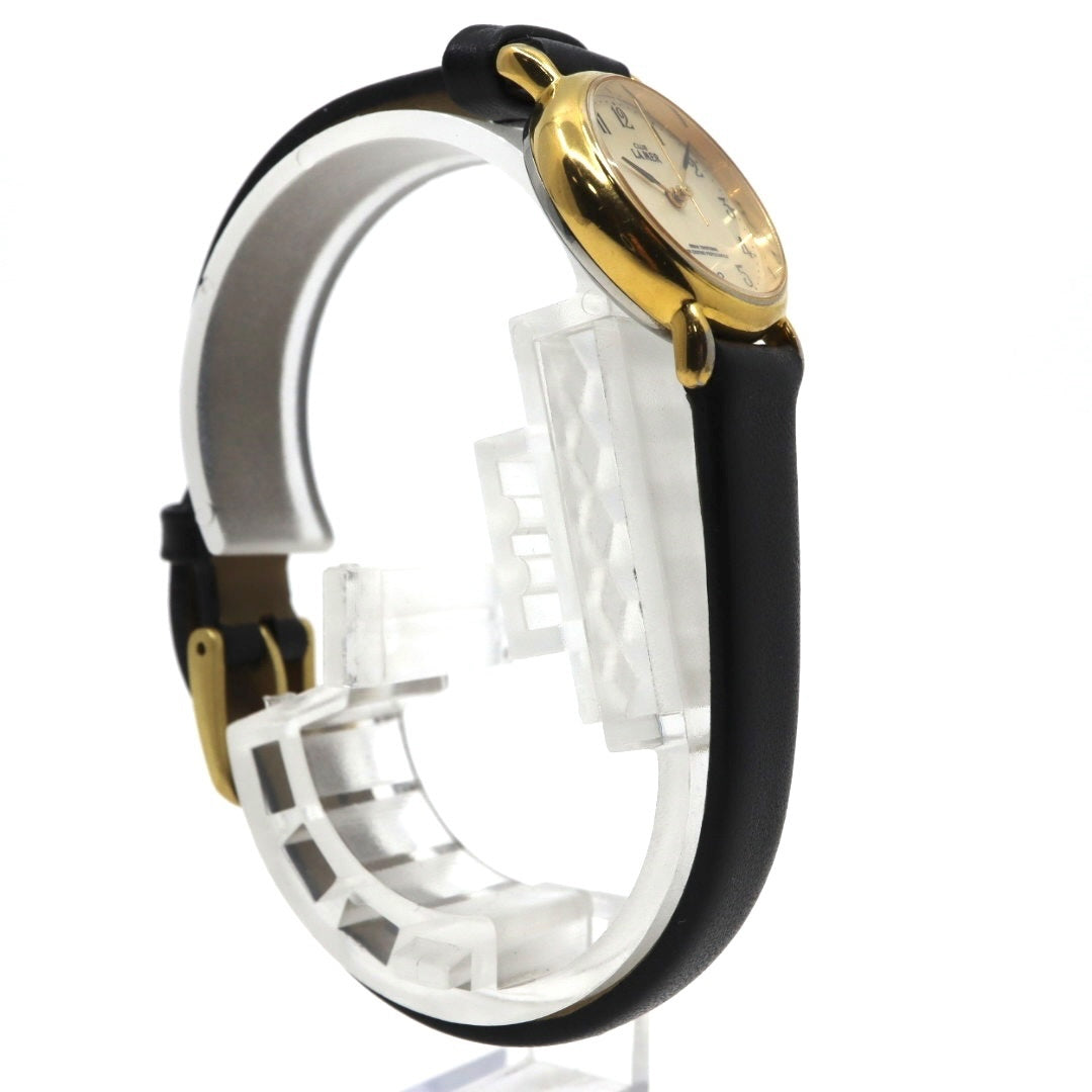 【美品/電池交換済/新品ベルト】 citizen シチズン クラブラメール 腕時計 2931-293177 レディース クオーツ ゴールド アナログ クラシックデザイン ヴィンテージ ドレスウォッチ アイボリー文字盤 エレガント 上品 クリーニング済み G3