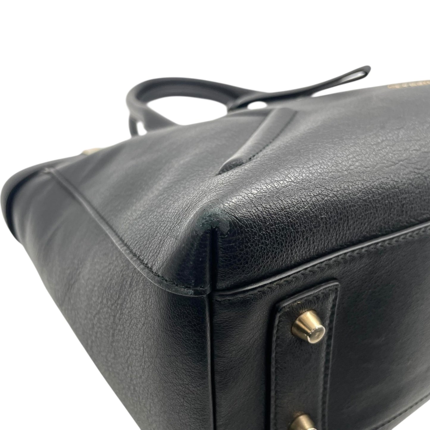 フルラ FURLA ハンドバッグ ショルダーバッグ 肩掛け 2WAY 黒 ブラック レザー 金金具 ゴールド金具 T8