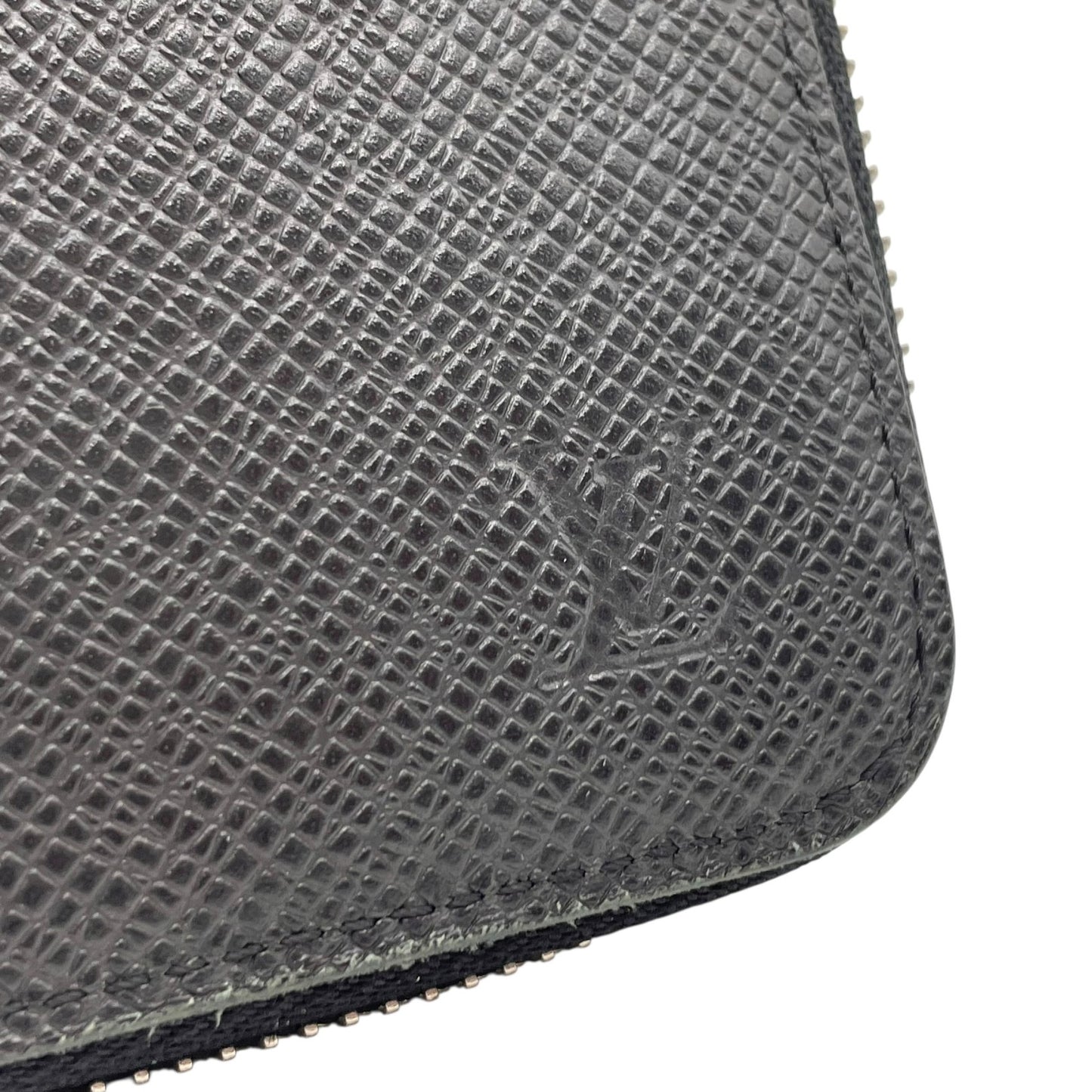 ルイ・ヴィトン Louis Vuitton タイガ ジッピーウォレット ヴェルティカル M32822 長財布 ノワール ブラック レザー ラウンドファスナー シルバー金具 メンズ W6