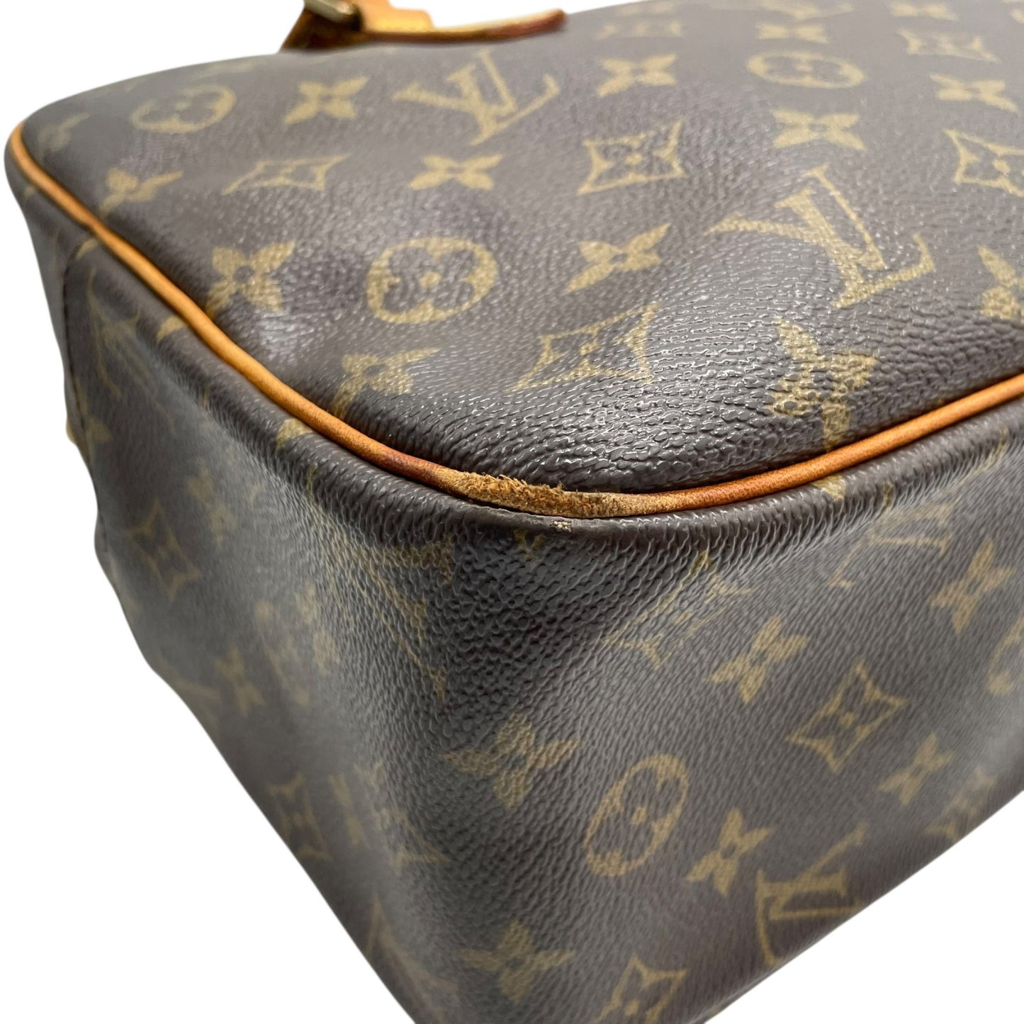 Authentic LOUIS VUITTON Monogram Cite Shoulder Bag M51181 Brown PVC Leather Gold Hardware Tote Bag Men's Women's Shoulder Strap