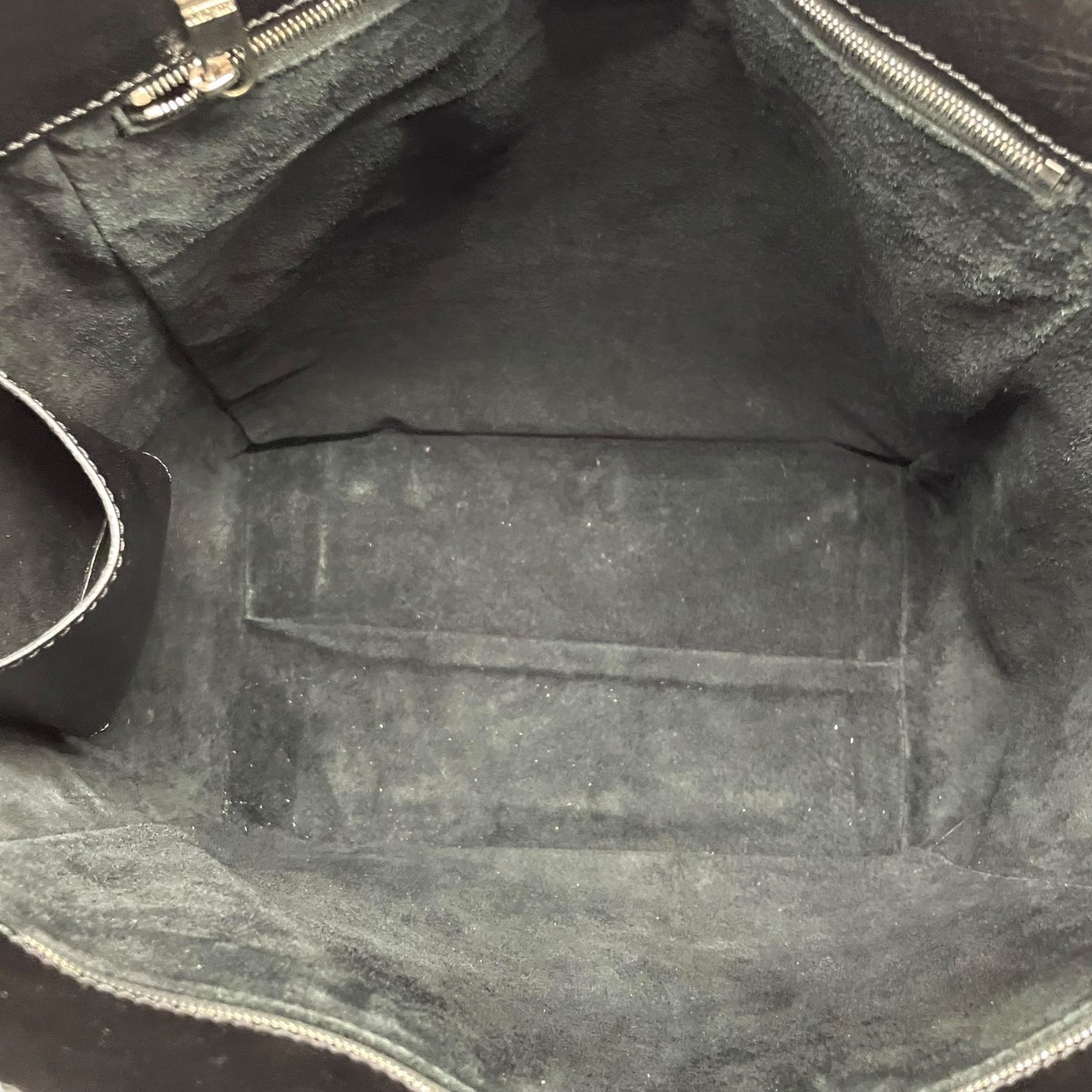 美品 HIROFU ヒロフ トートバッグ ハンドバッグ Hロゴ 黒 ブラック レザー シルバー金具 手提げ A4収納可 レディース H