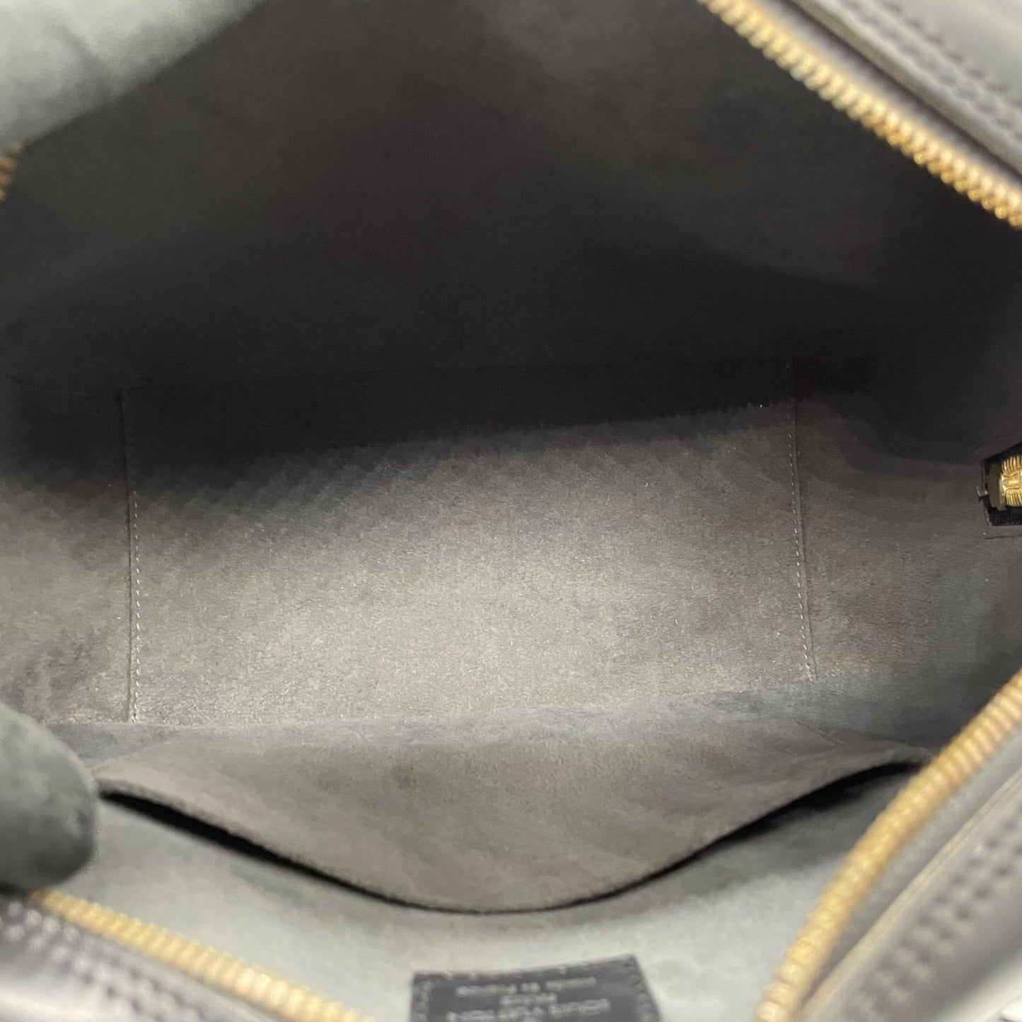 極美品 LOUIS VUITTON ルイ・ヴィトン サブロン ハンドバッグ エピ ノワール ブラック M52042 ゴールド金具 レディース D