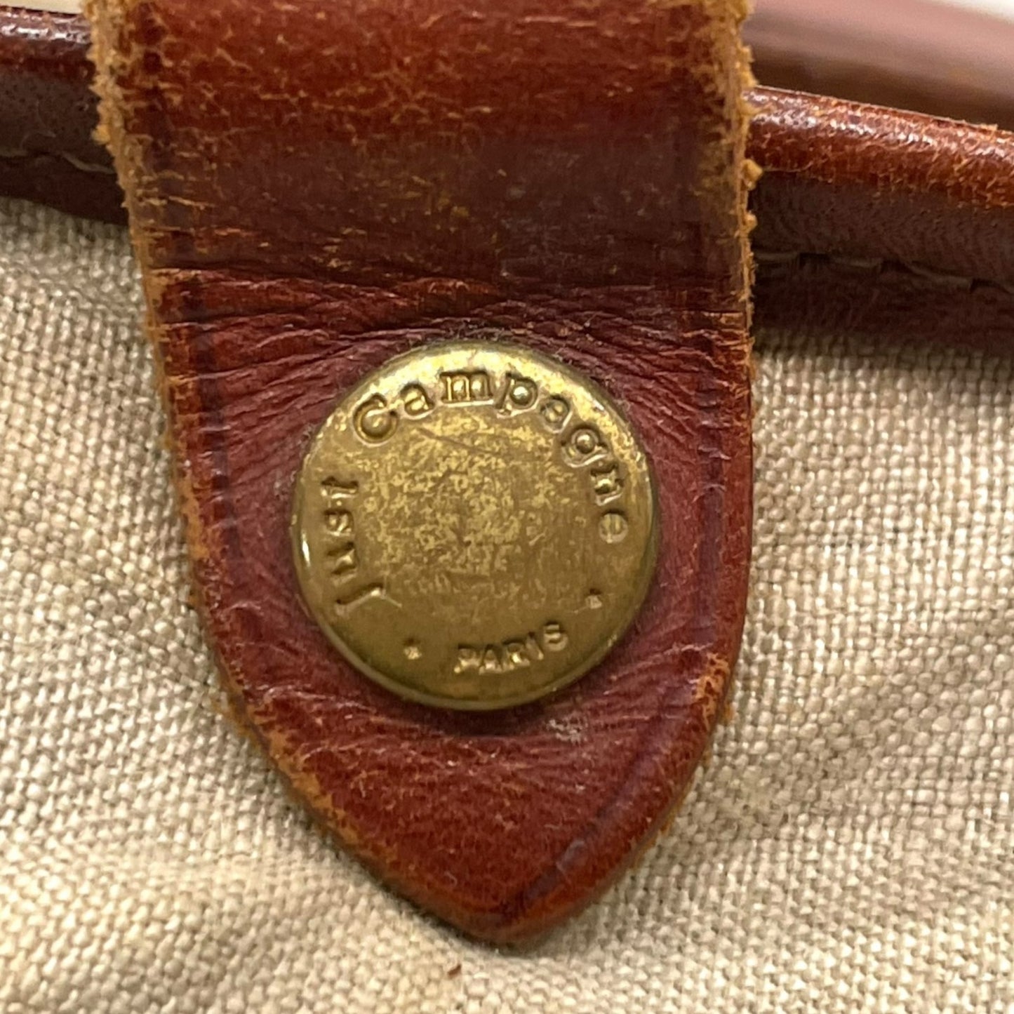 ジャストカンパーニュ Just Campagne バッグ ハンドバッグ トートバッグ レディース コットン 綿 キャンバス レザー ベージュ 巾着型 肩掛け ワンショルダー 定番 VALLEE SET truffe K1