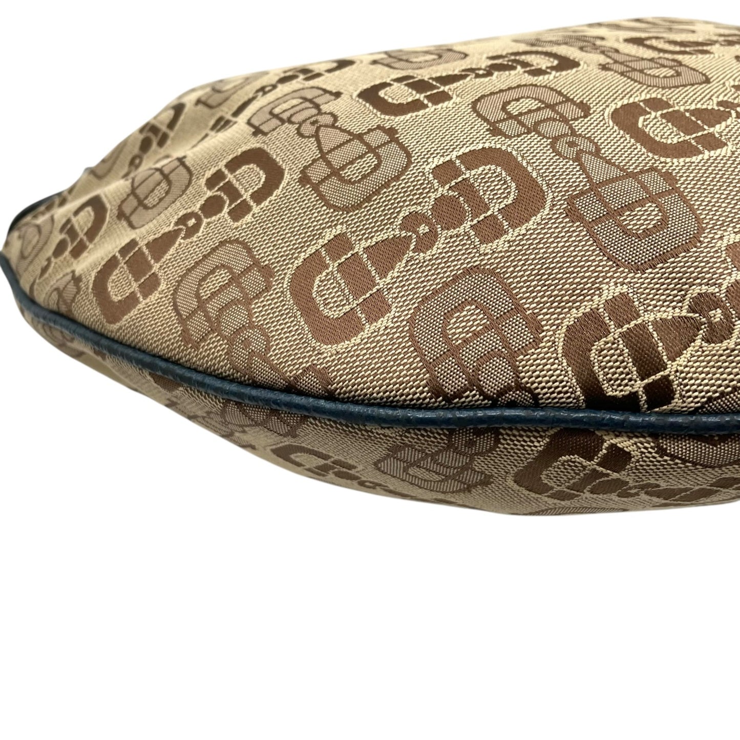 GUCCI グッチ ホースビット柄 ショルダーバッグ ワンショルダー ハンドバッグ キャンバス ブラウン ゴールド金具 Y2K C3