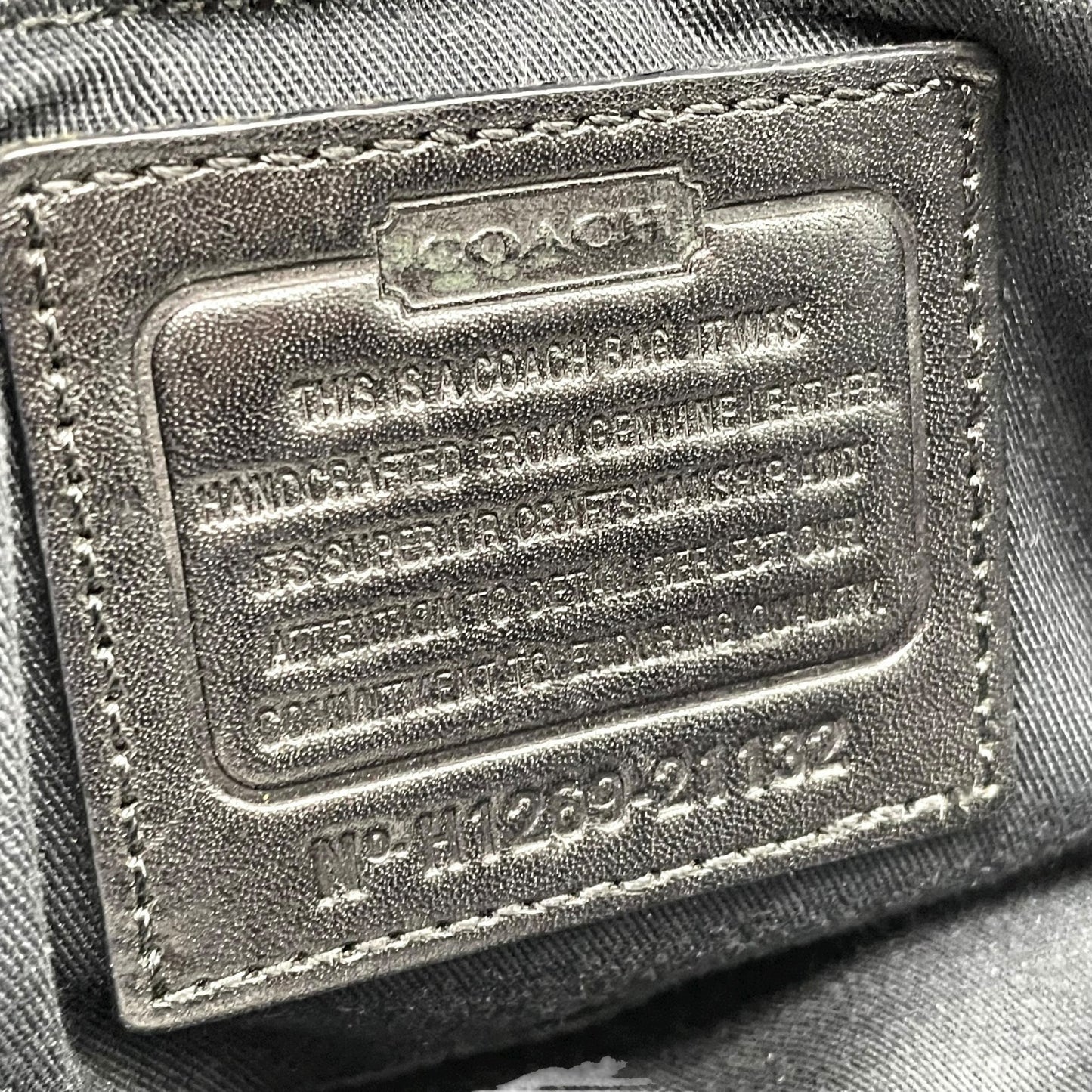 COACH コーチ 2WAYショルダーバッグ ハンドバッグ トートバッグ レザー タッセルチャーム付き ブラック 黒 S90