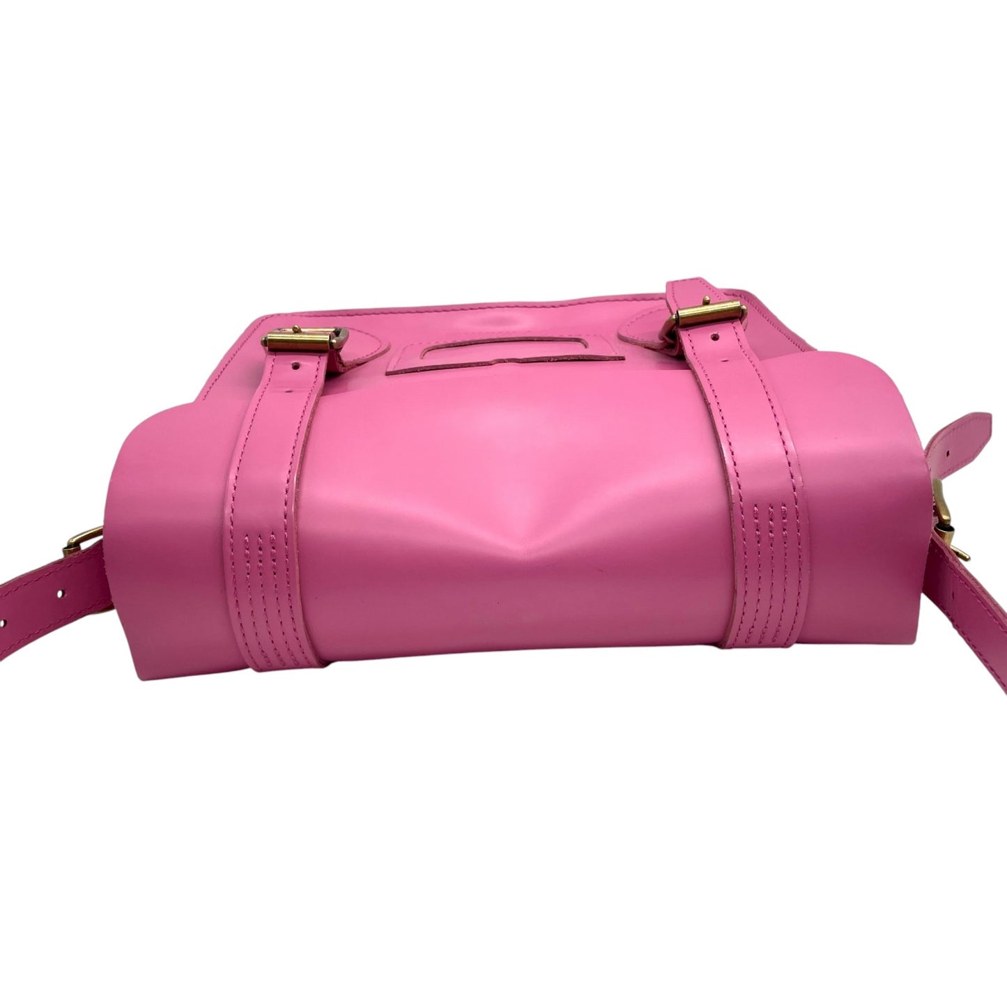 ドクターマーチン Dr.Martens サッチェルバッグ ショルダー レザー ゴールド 金金具 ピンク 2WAY レディース C9