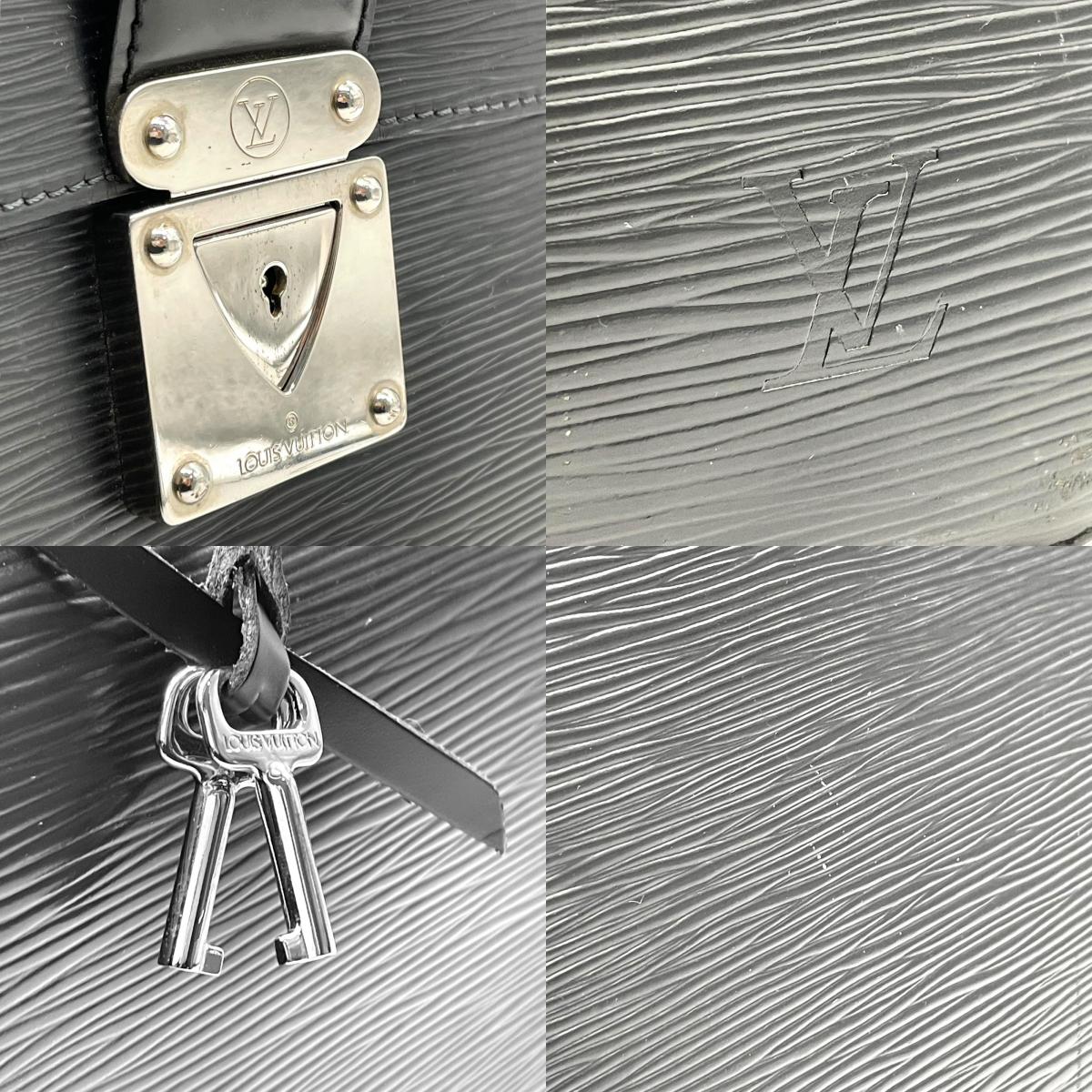 ルイヴィトン LOUIS VUITTON エピ ロブスト2 ビジネスバッグ ノワール 黒 レザー ハンドバッグ ブリーフケース M54542 メンズ E