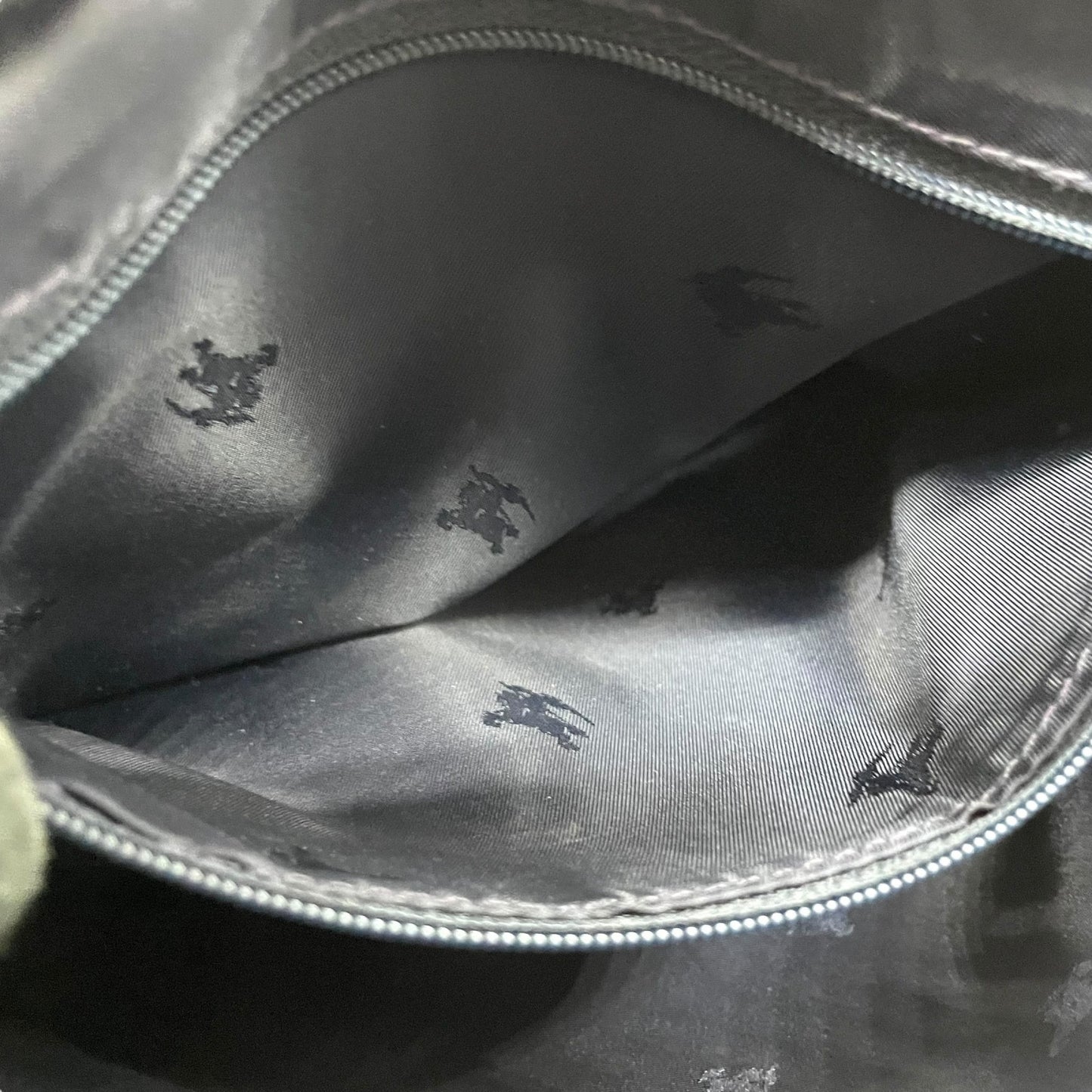 バーバリーズ Burberrys ノバチェック ショルダーバッグ ネイビー 紺 ゴールド金具 ヴィンテージ ロゴエンブレム B3