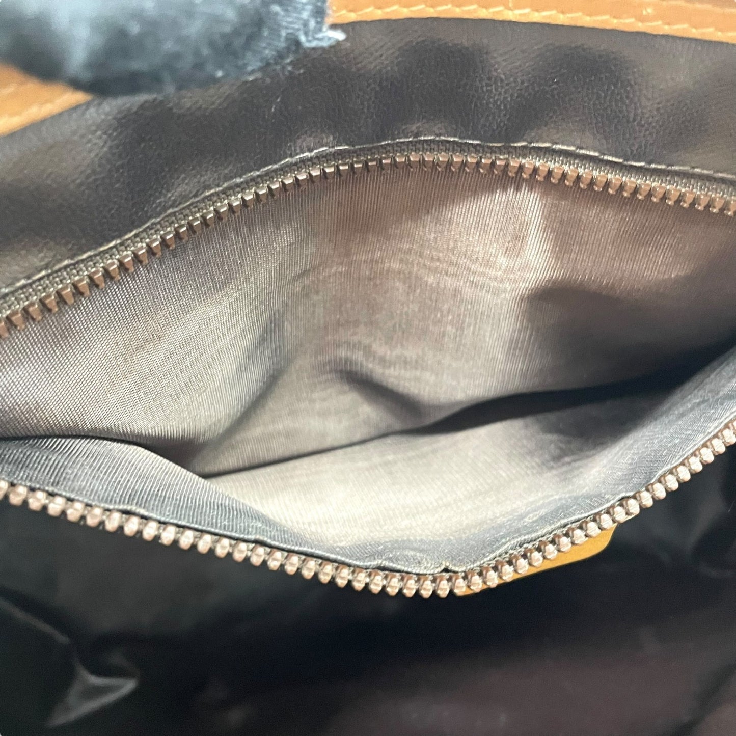 Authentic CELINE Vintage Macadam Handbag Leather PVC Beige Brown Gold Hardware Tote Bag Women's