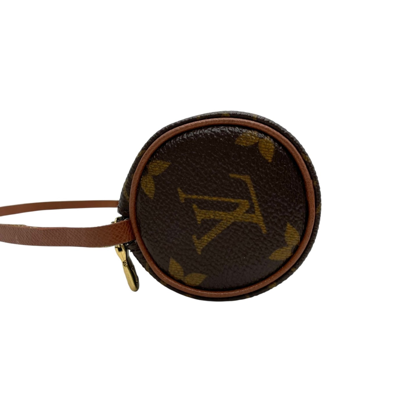 美品 ルイヴィトン モノグラム パピヨン用 ミニポーチ モノグラムキャンバス×レザー ゴールド金具 正規品 D2