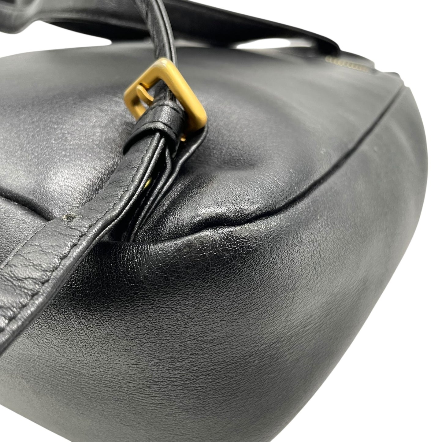 VALENTINO GARAVANI ヴァレンティノ ガラヴァーニ リュックサック バックパック フラップ付き 本革 レザー ブラック ロゴ メンズ レディース K5