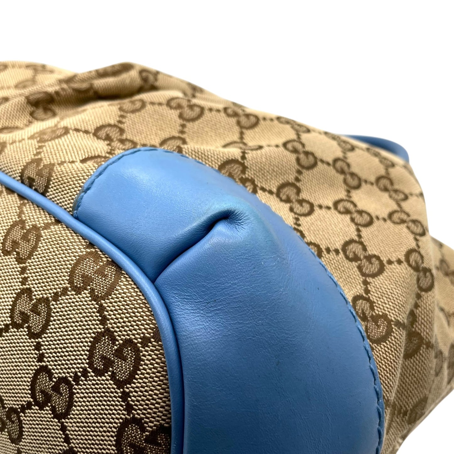 GUCCI グッチ 247902 ハンドバッグ キャンバス/レザー ブラウン【中古】 レディース