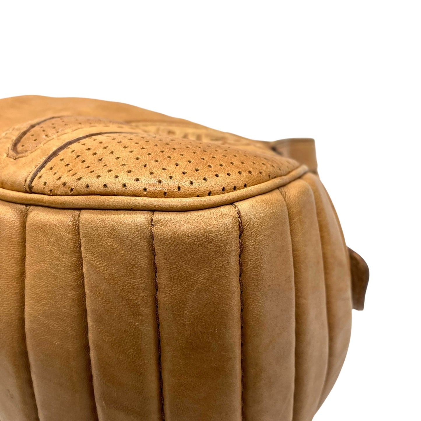 ディーゼル DIESEL ボストンバッグ レザー ブラウン 茶色 ロゴ型押し ヴィンテージ Y2K 00s vintage S84