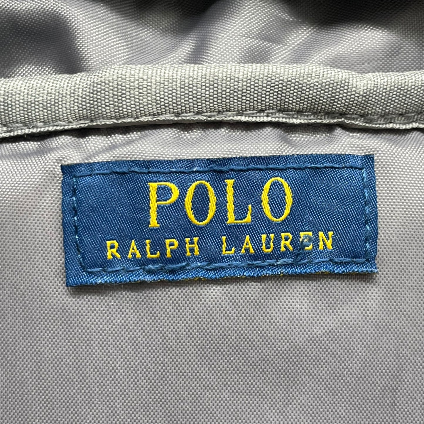 ポロ ラルフローレン リュックサック グレー 灰色 キャンバス 刺繍ロゴ ホースロゴ メンズ レディース バッグパック POLO RALPH LAUREN U14