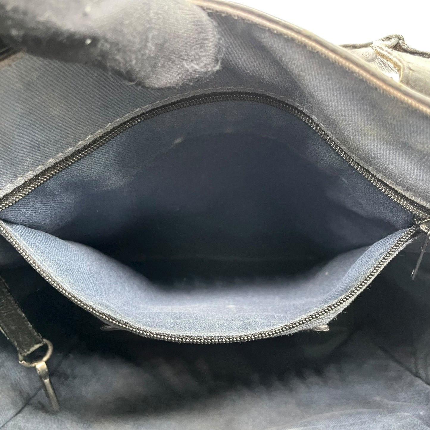 ハンティングワールド HUNTING WORLD トートバッグ ハンドバッグ レザー×キャンバス 黒 ブラック メンズ S68