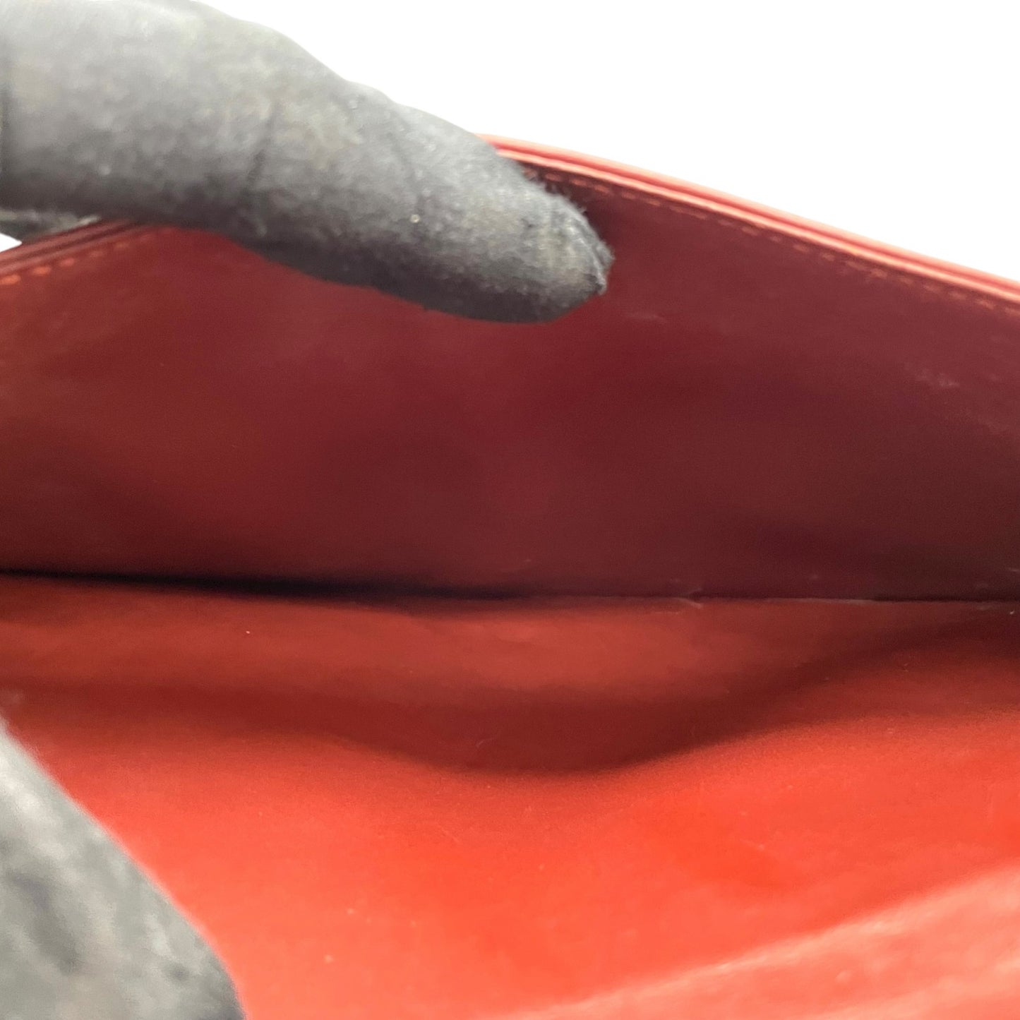 未使用級 カルティエ Cartier レザー ショルダーバッグ マストライン ボルドー ｗフラップ　ダブルフラップ ゴールド金具 ヴィンテージ フラップバッグ K11