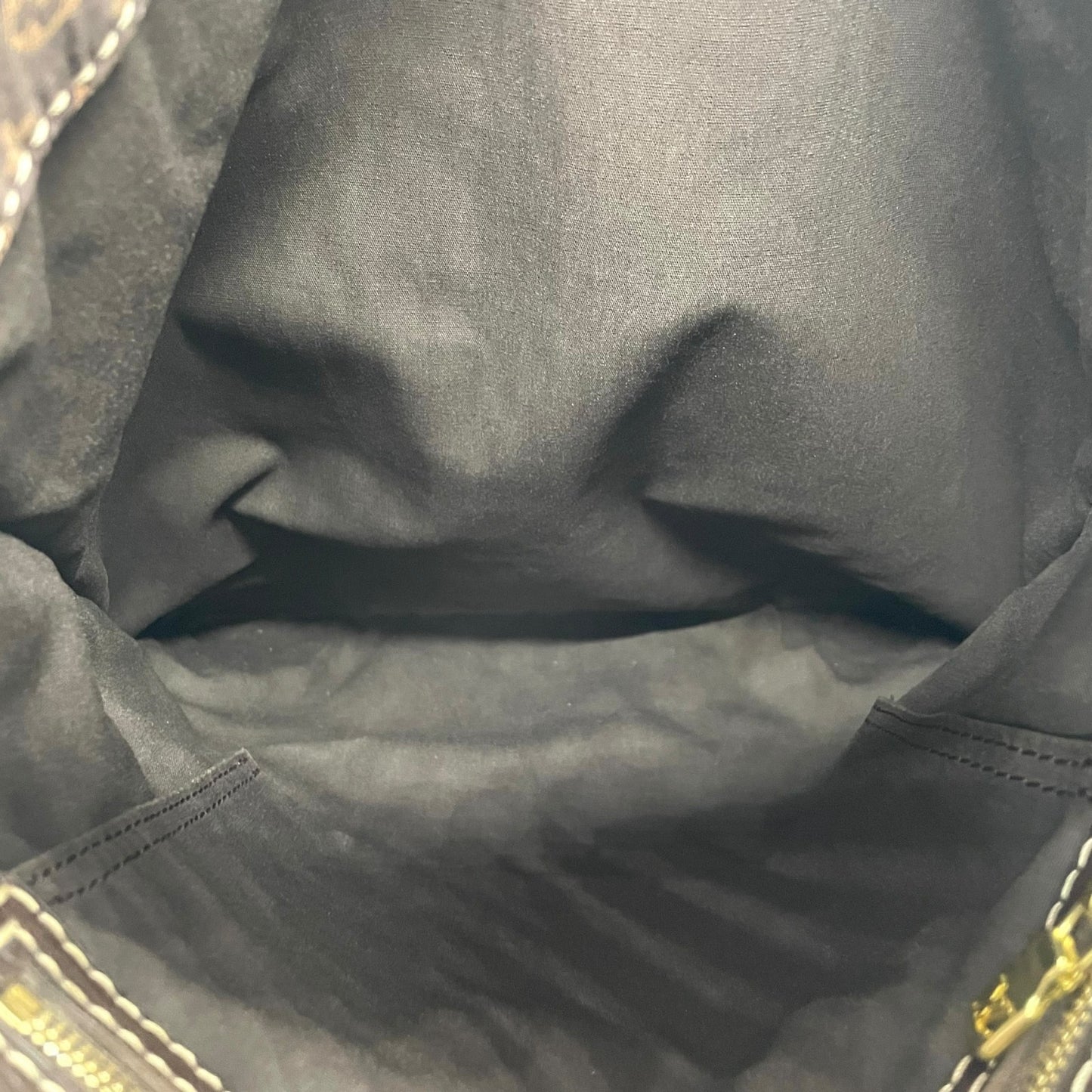 LOUIS VUITTON ルイ・ヴィトン トートバッグ キャンバス/レザー ブラウン【中古】 レディース