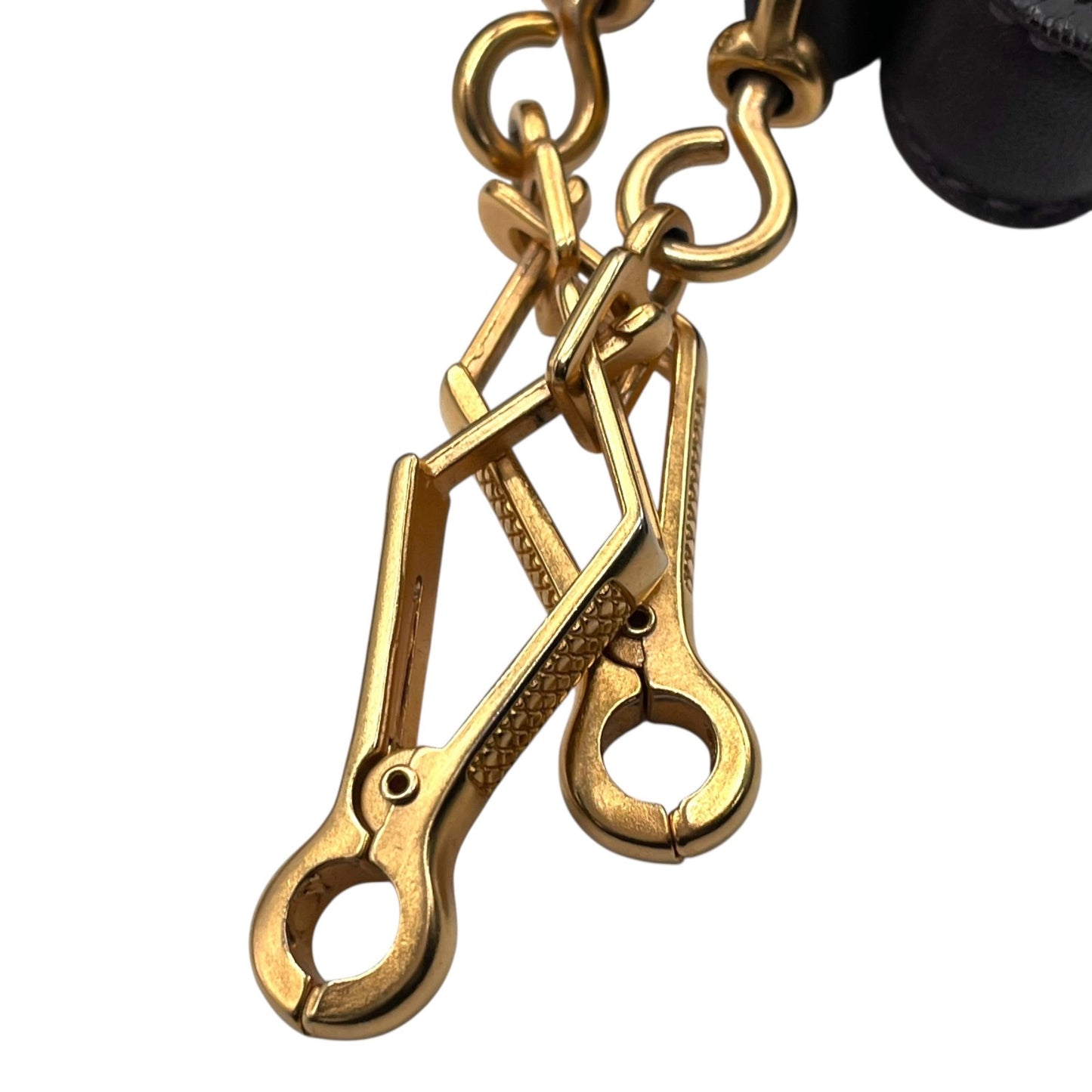 【美品】miumiu ミュウミュウ 2WAY トートバッグ ハンドバッグ ショルダーバッグ ギャザー プリーツ レザー スタッズ ダークブラウン ゴールド金具 斜め掛け可 レディース C