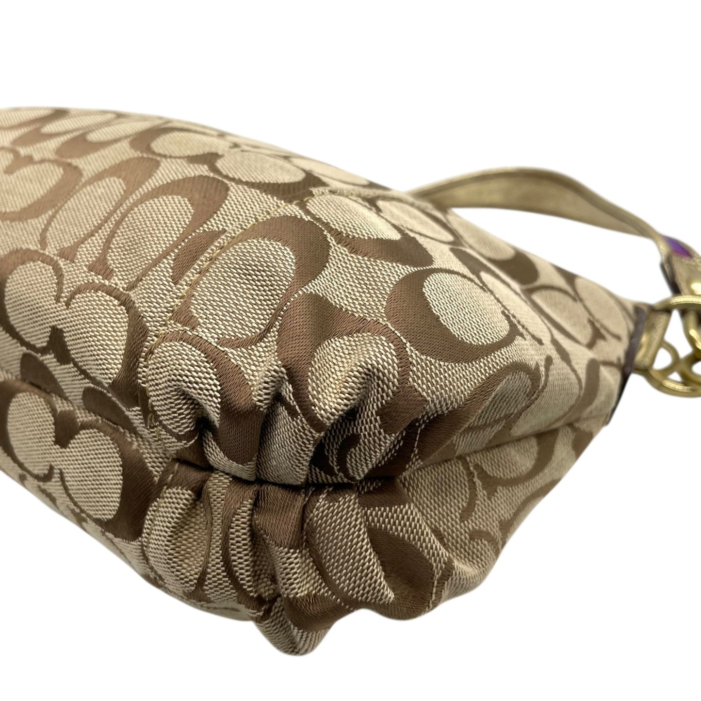 COACH コーチ 15880 ポピー Y2K 00s vintage 2way シグネチャー ハンドバッグ ショルダーバッグ スカーフチャーム 総柄 キャンバス s91