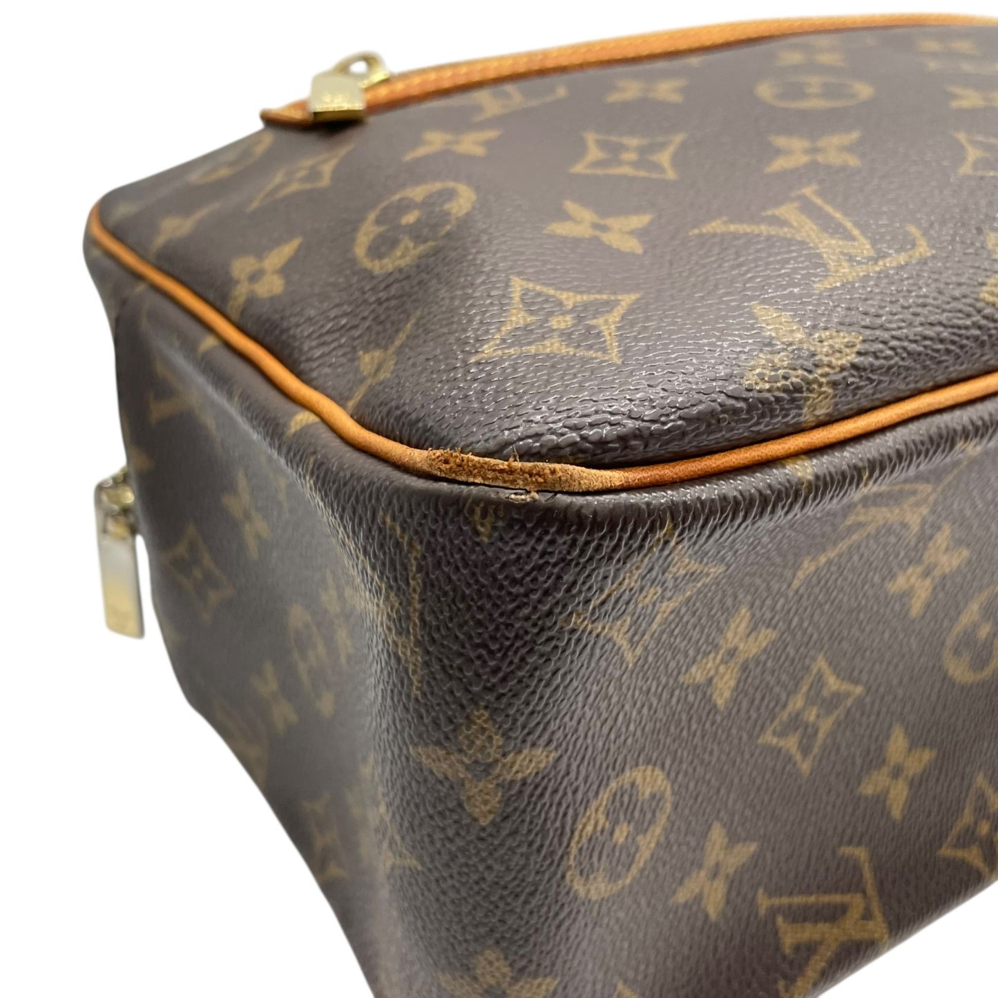 Authentic LOUIS VUITTON Monogram Cite Shoulder Bag M51181 Brown PVC Leather Gold Hardware Tote Bag Men's Women's Shoulder Strap