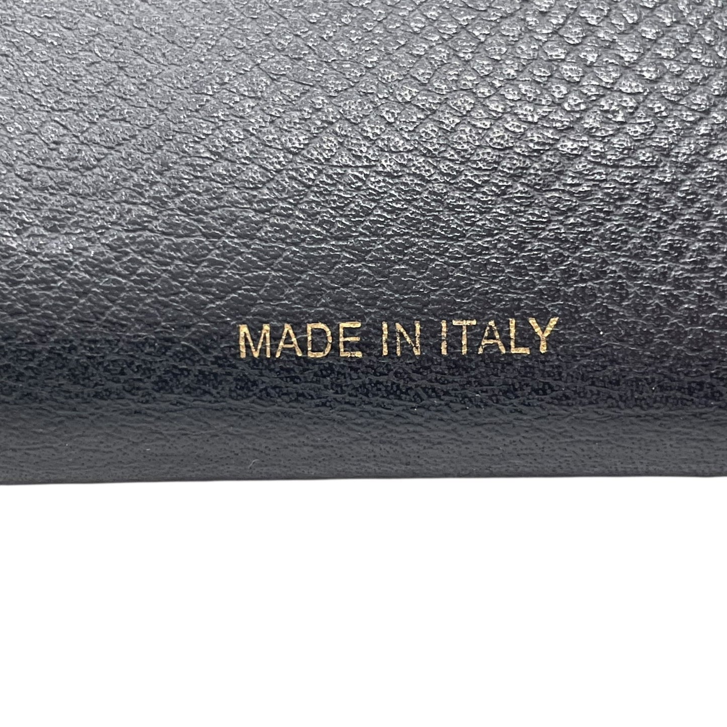 美品 CELINE セリーヌ 6連キーケース 黒 ブラック 水色 ブルー バイカラー レザー 本革 ゴールド金具 フィービー期 M2