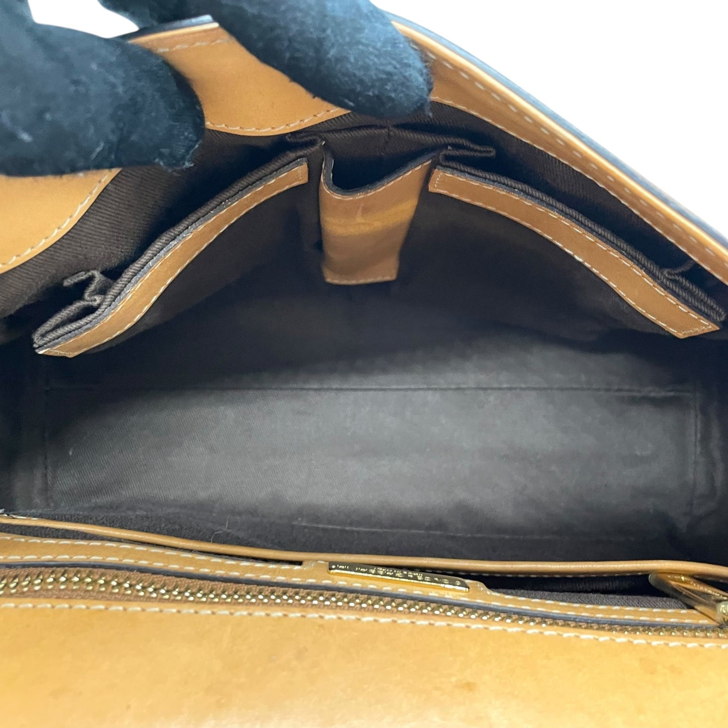 美品 DOLCE&GABBANA ドルチェ＆ガッパーナ シシリー 2WAY ハンドバッグ ショルダーバッグ ドルガバ レオパード ヒョウ柄 レザー PVC ブラウン 茶 ブラック 黒 レディース D&G ロゴプレート フラップ ゴールド金具 斜め掛け可 K4