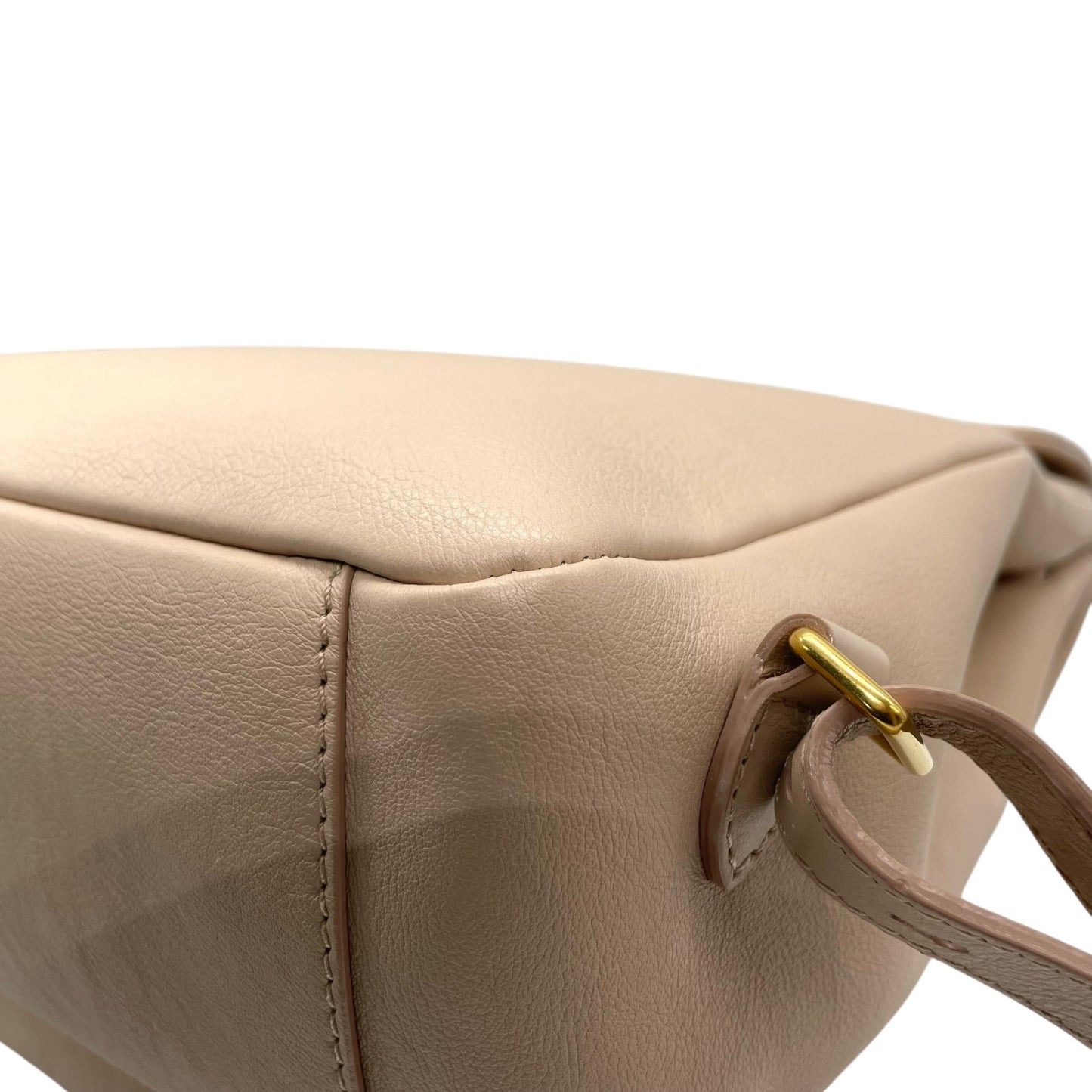 未使用品 BALLY バリー リュックサック バックパック ピンクベージュ レザー チェーン ゴールド金具 VALMA レディース ギャランティカード付き Q