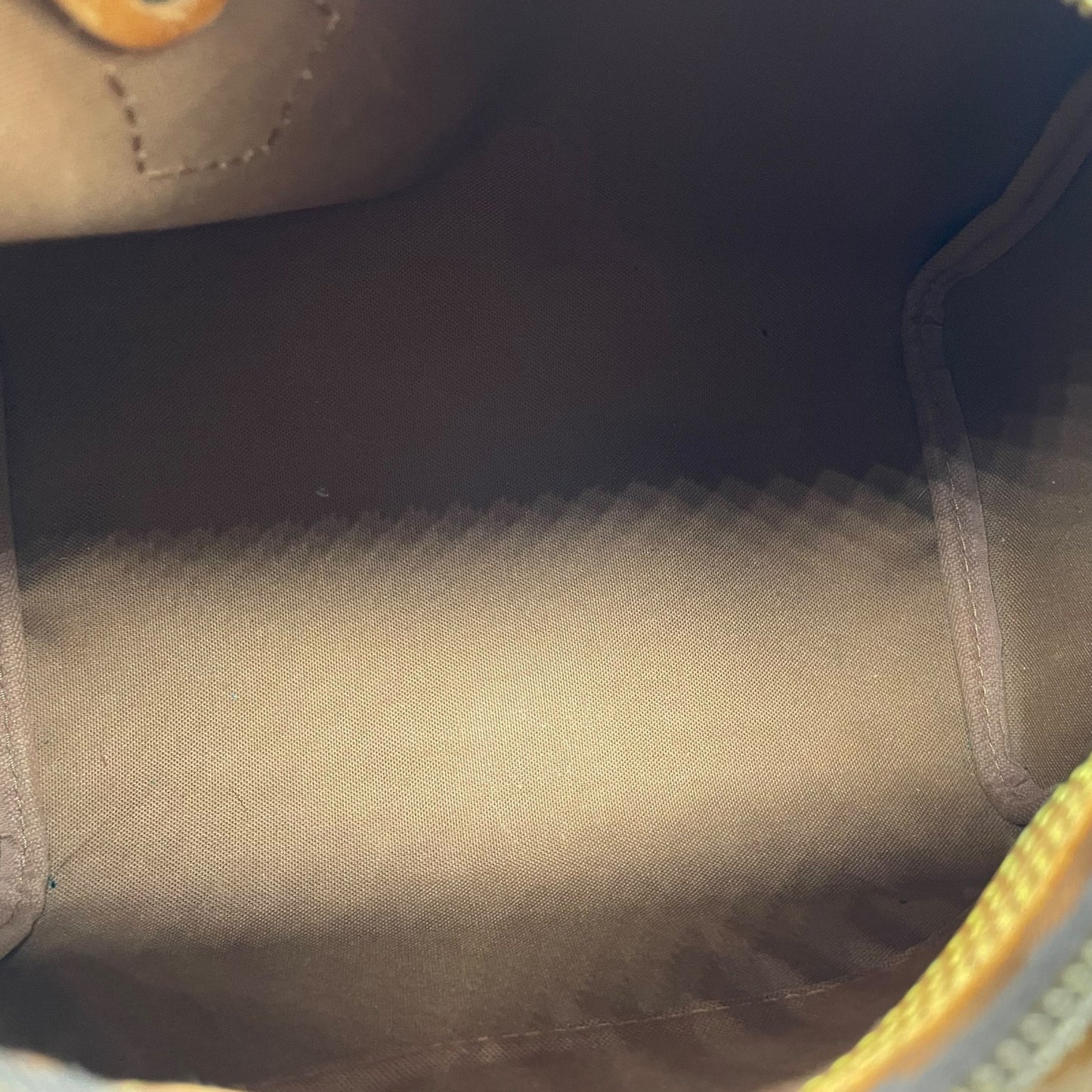 Authentic Louis Vuitton Speedy 25 Monogram Mini Boston Bag Brown Leather M41109