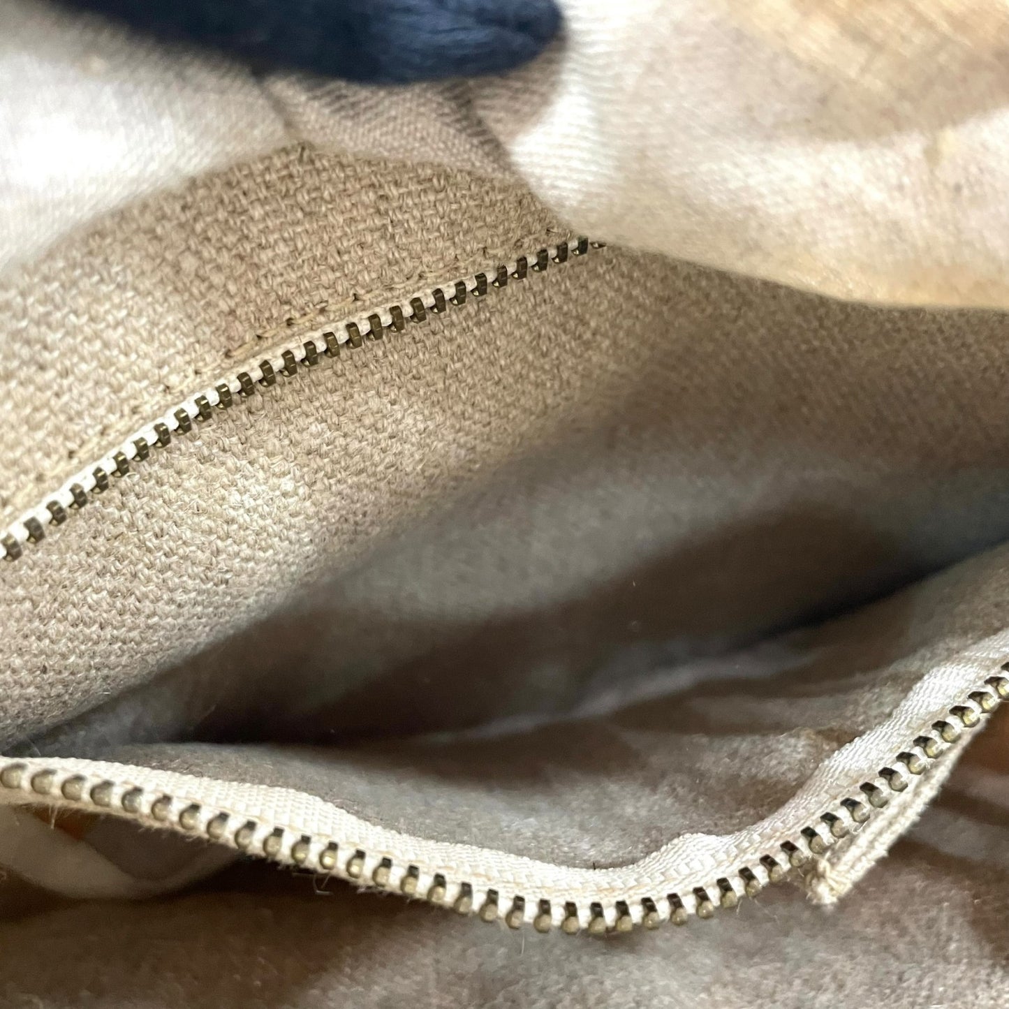 ジャストカンパーニュ Just Campagne バッグ ハンドバッグ トートバッグ レディース コットン 綿 キャンバス レザー ベージュ 巾着型 肩掛け ワンショルダー 定番 VALLEE SET truffe K1