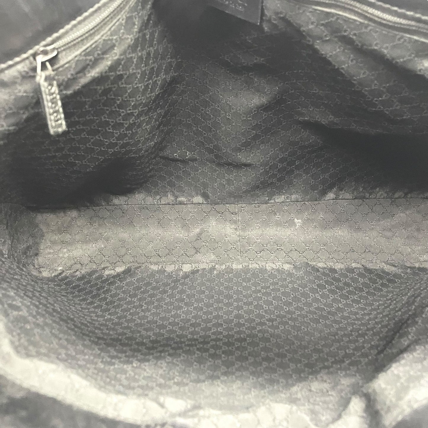 GUCCI グッチ シェリーライン トートバッグ ハンドバッグ 黒 ブラック レザー シルバー金具 ブラウン ベージュ 手提げ マグネット開閉 メンズ レディース K3