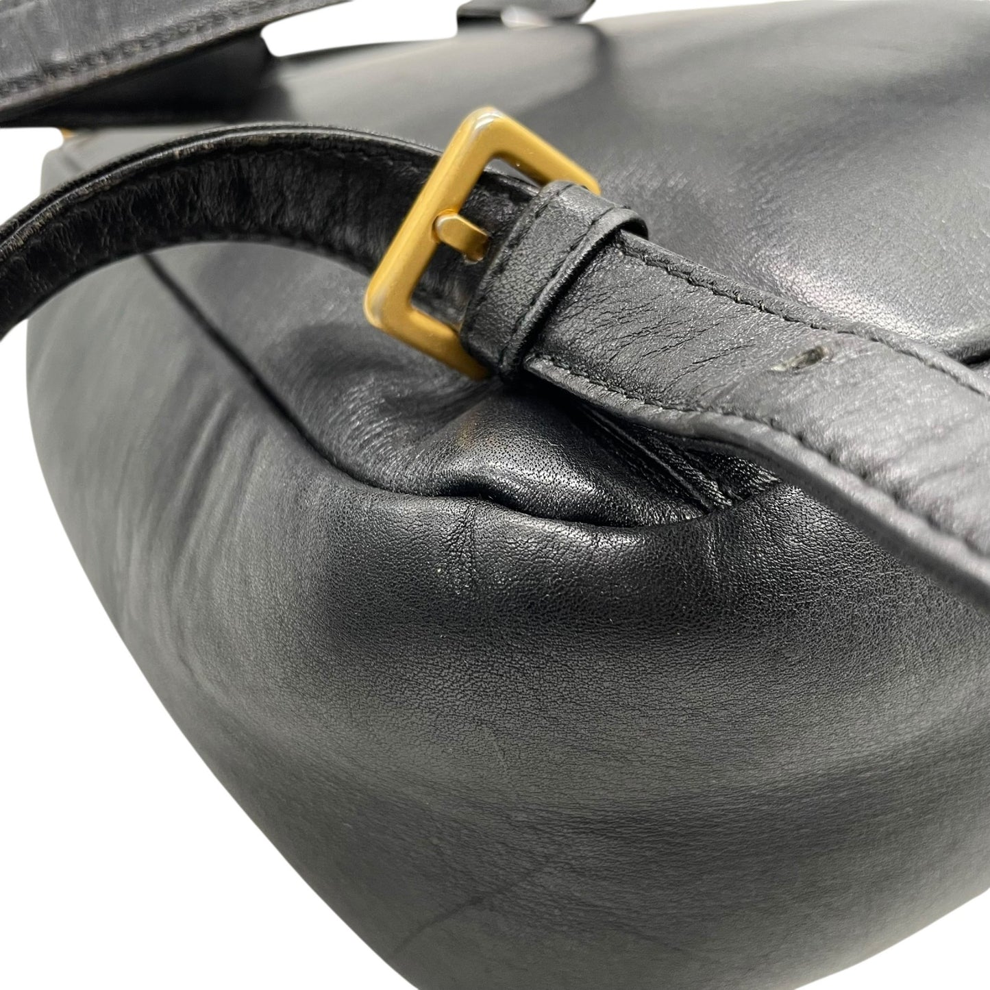 VALENTINO GARAVANI ヴァレンティノ ガラヴァーニ リュックサック バックパック フラップ付き 本革 レザー ブラック ロゴ メンズ レディース K5