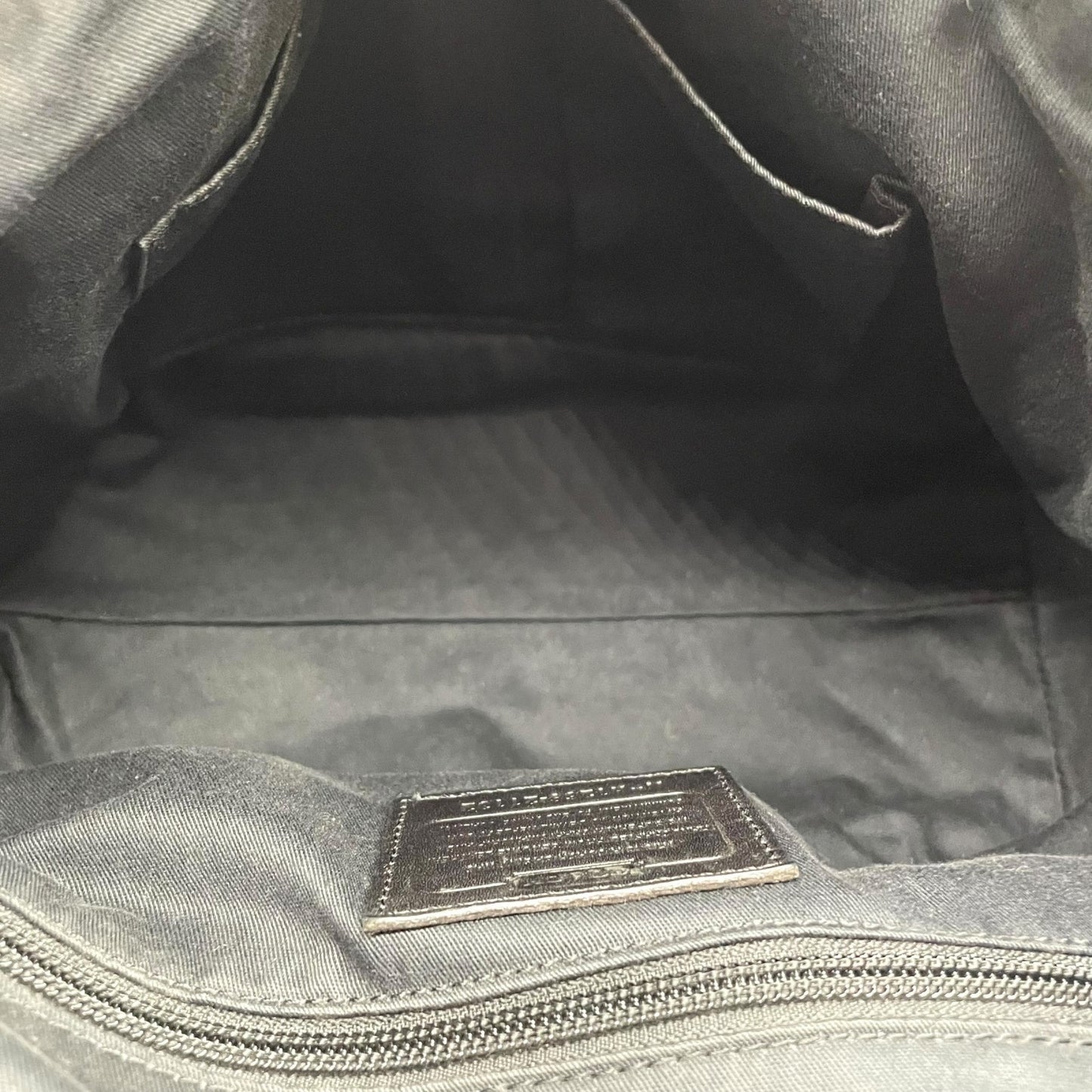 COACH コーチ 2WAYショルダーバッグ ハンドバッグ トートバッグ レザー タッセルチャーム付き ブラック 黒 S90