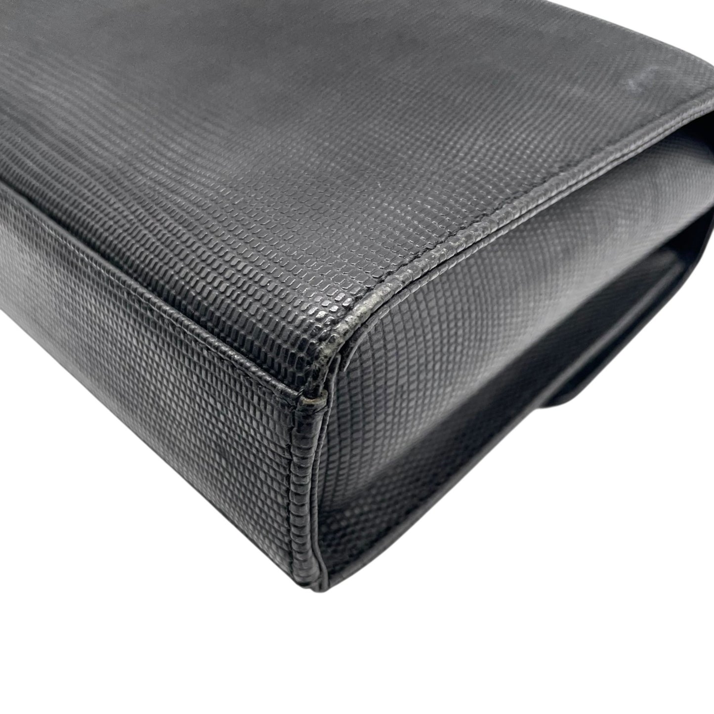 ソニアリキエル SONIA RYKIEL 型押し レザー ハンドバッグ ショルダーバッグ 2WAY 黒 ブラック 金金具 ゴールド金具 フォーマル S51