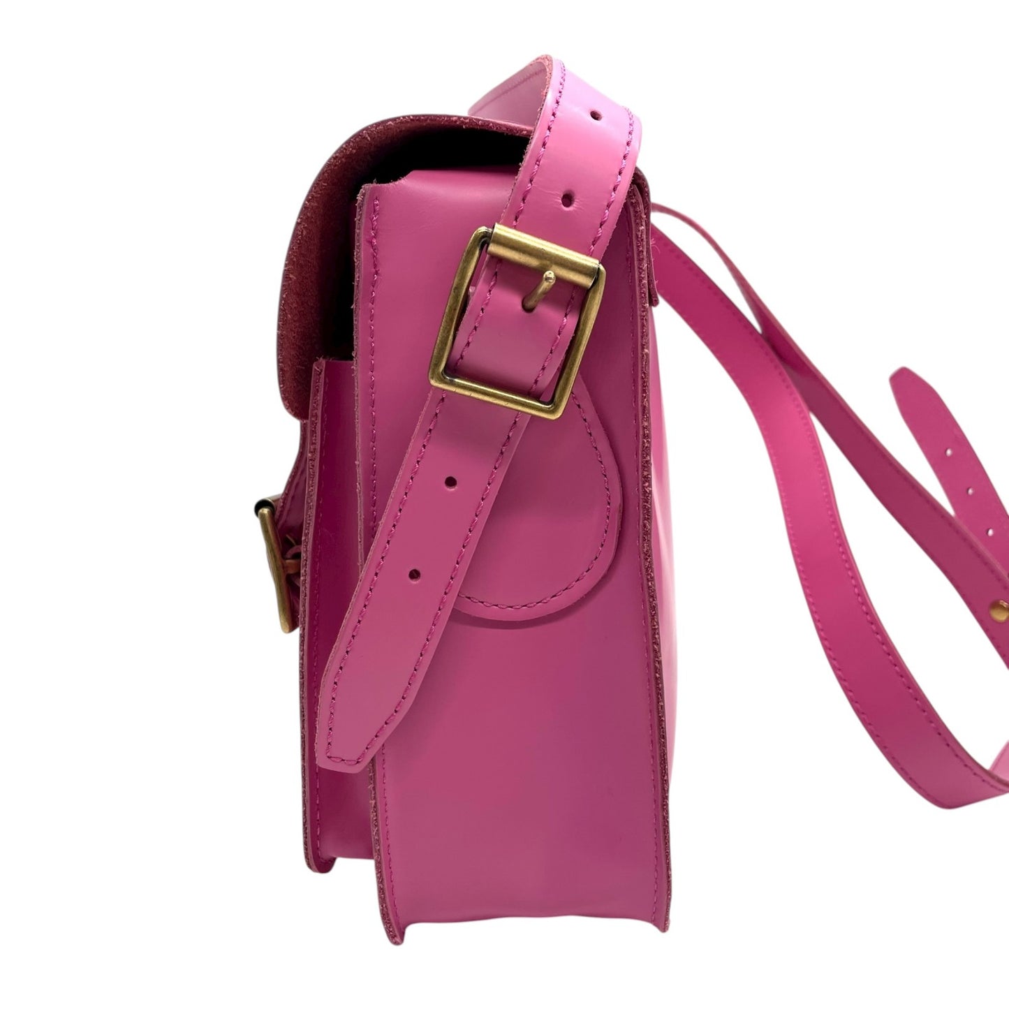 ドクターマーチン Dr.Martens サッチェルバッグ ショルダー レザー ゴールド 金金具 ピンク 2WAY レディース C9