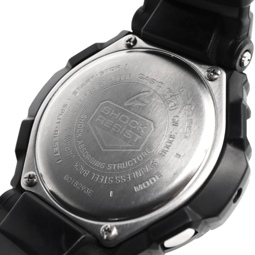 美品 CASIO カシオ G-SHOCK グラビティマスター GW-3000B ブラック オレンジ タフソーラー 電波ソーラー マルチバンド6 クロノグラフ スカイコックピット アナログ メンズ ウォッチ 腕時計 G4