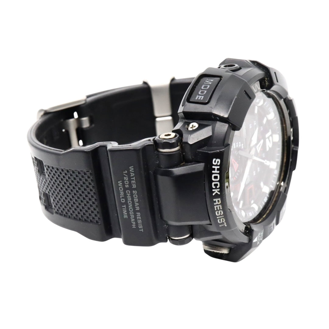 美品　カシオ　G-SHOCK　腕時計　グラビティマスター　ブラック　アナログソーラー　電波ソーラー　タフソーラー　マスターオブG　メンズ　GW-A1100-1A3JF　5311　CASIO　ジーショック G4