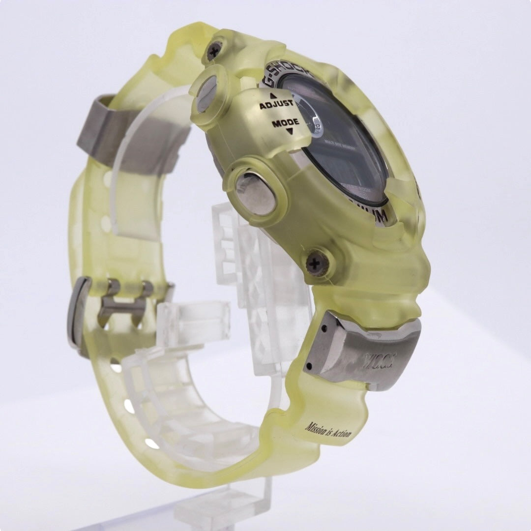 【未使用級 美品】カシオ G-SHOCK フロッグマン DW-9900WC W.C.C.S. 世界サンゴ礁保護協会モデル 腕時計 メンズ チタン イエロー スケルトン デジタル ダイバーズウォッチ 200M防水 希少 レア 稼働品 G7