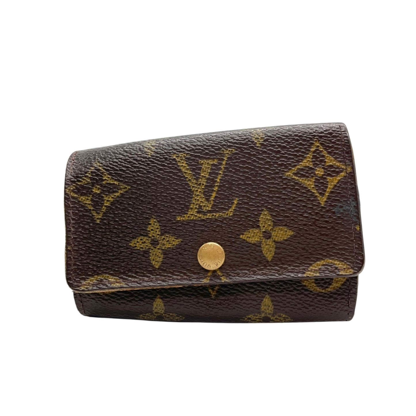ルイヴィトン LOUIS VUITTON LV モノグラム ミュルティクレ 6連 キーケース M62630 茶色 ブラウン PVC レザー 1