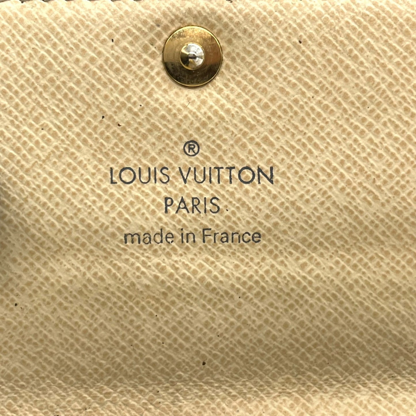 ルイ・ヴィトン Louis Vuitton ミュルティクレ6 N61745 ダミエ アズール 6連キーケース ホワイト グレー PVC×レザー ゴールド金具 レディース メンズ M5