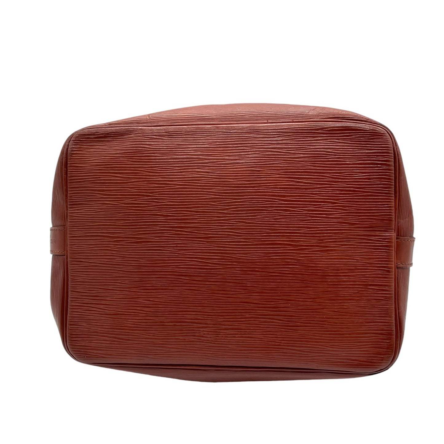 ルイヴィトン エピ プチノエ レディース ショルダーバッグ 巾着 レザー ブラウン ゴールド金具 ファスナーポケット F