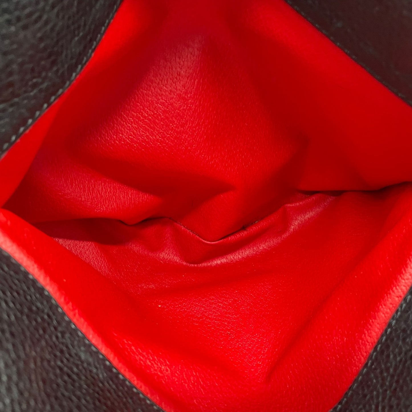 Authentic CELINE Vintage Grained Leather Shoulder Bag Black Gold Hardware Women's Zipper Closure