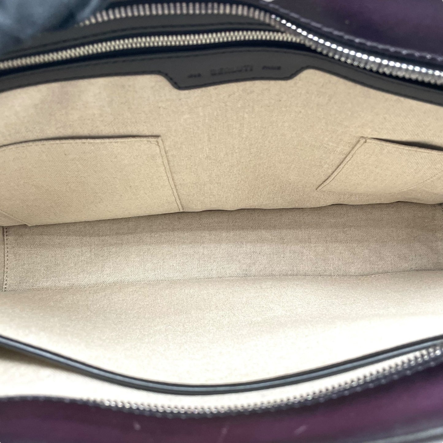 Authentic Berluti Un Jour Briefcase Purple Leather Slit Design Business Bag 2023 FW