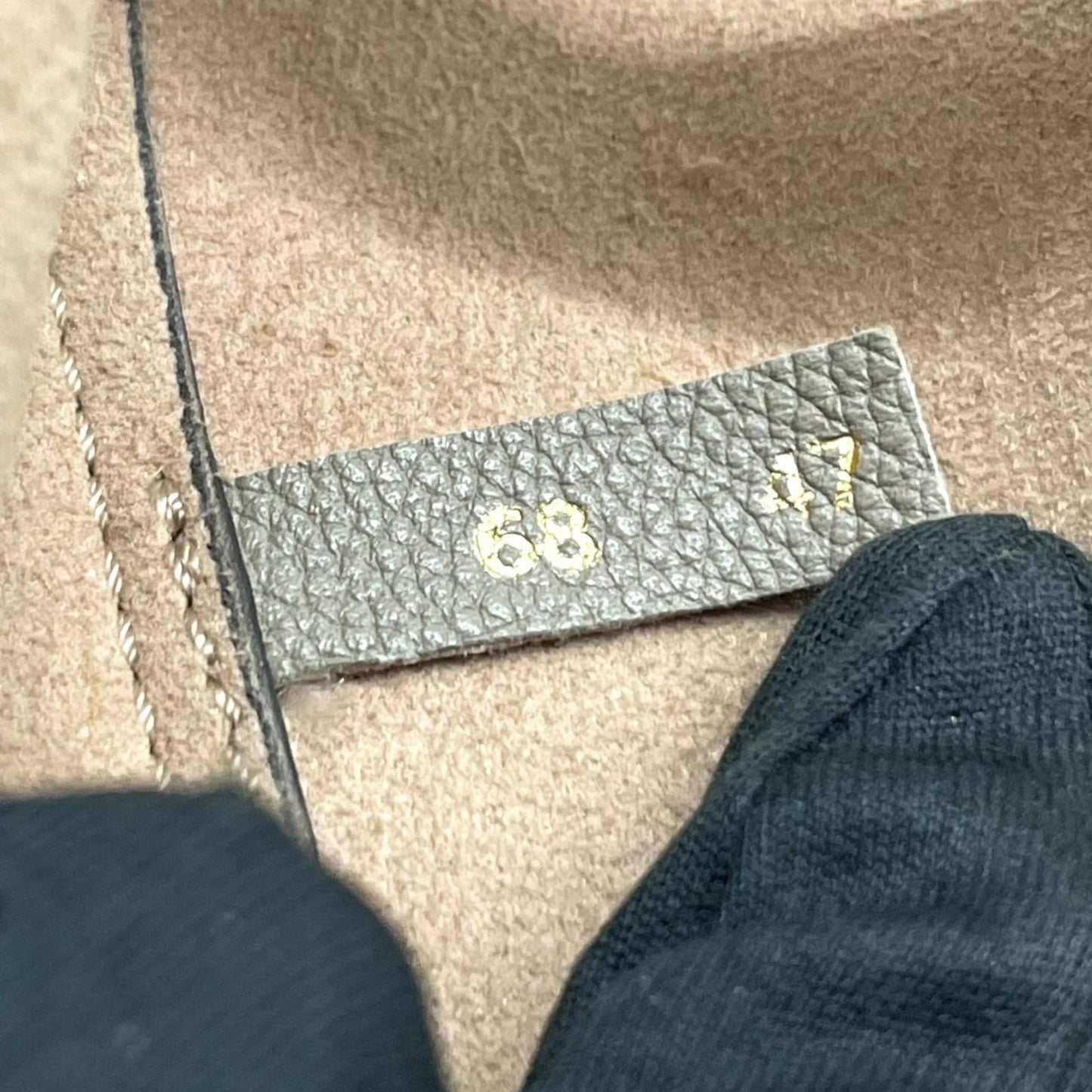 極美品 TOD'S トッズ T タイムレス レザー トートバッグ グレージュ ゴールド金具 ポーチ付き 大容量 肩掛け可 レディース 正規品 D