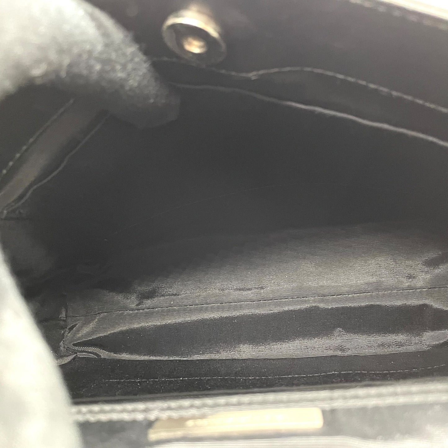 美品 BURBERRY バーバリー ショルダーバッグ ワンショルダー ハンドバッグ 黒 ブラック ナイロン レザー シルバー金具 シャドーホース エクエストリアン・ナイト 肩掛け レディース D4