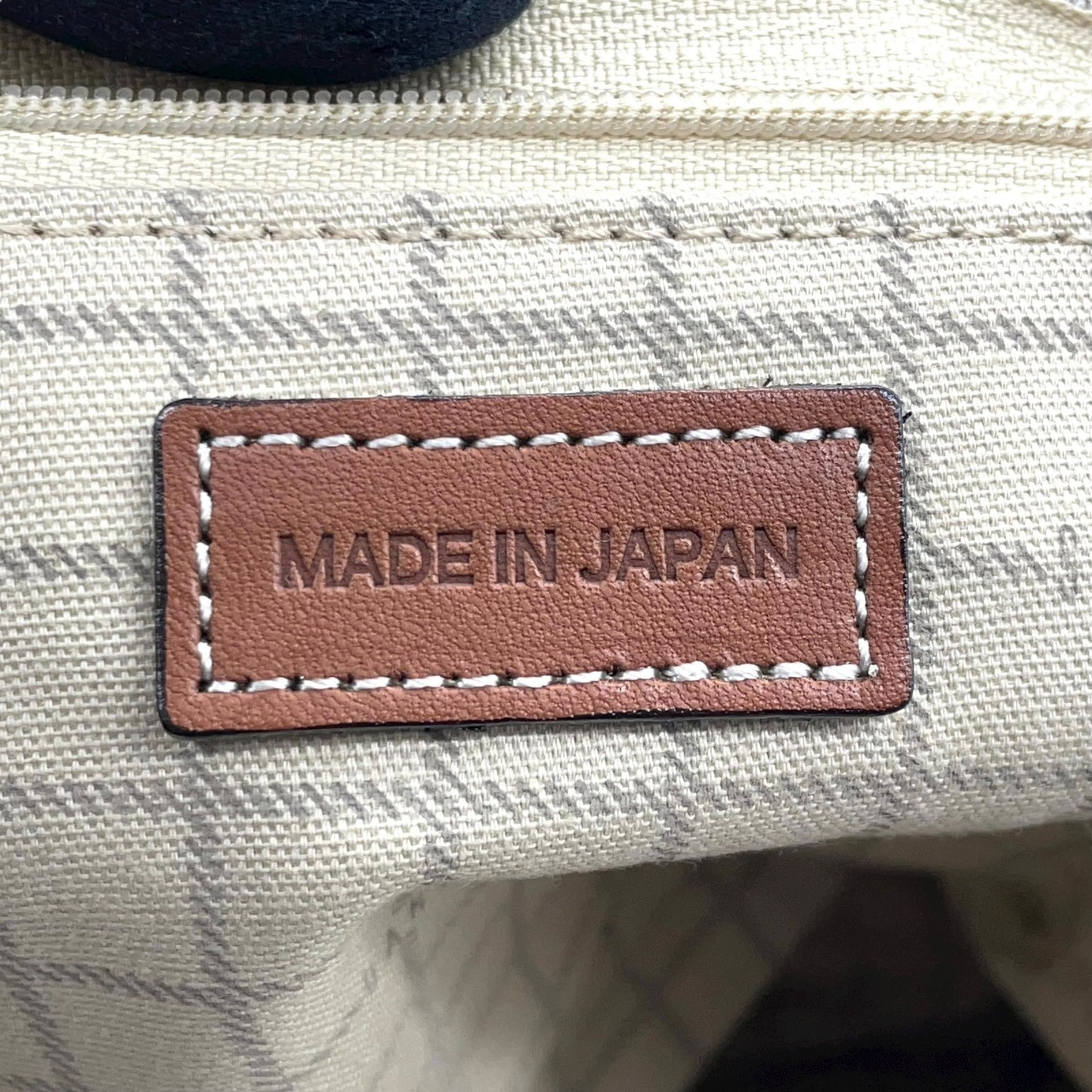 ダックス DAKS トートバッグ ナイロン×レザー ベージュ 茶色 ブラウン A4収納可 レディース メンズ兼用 S68