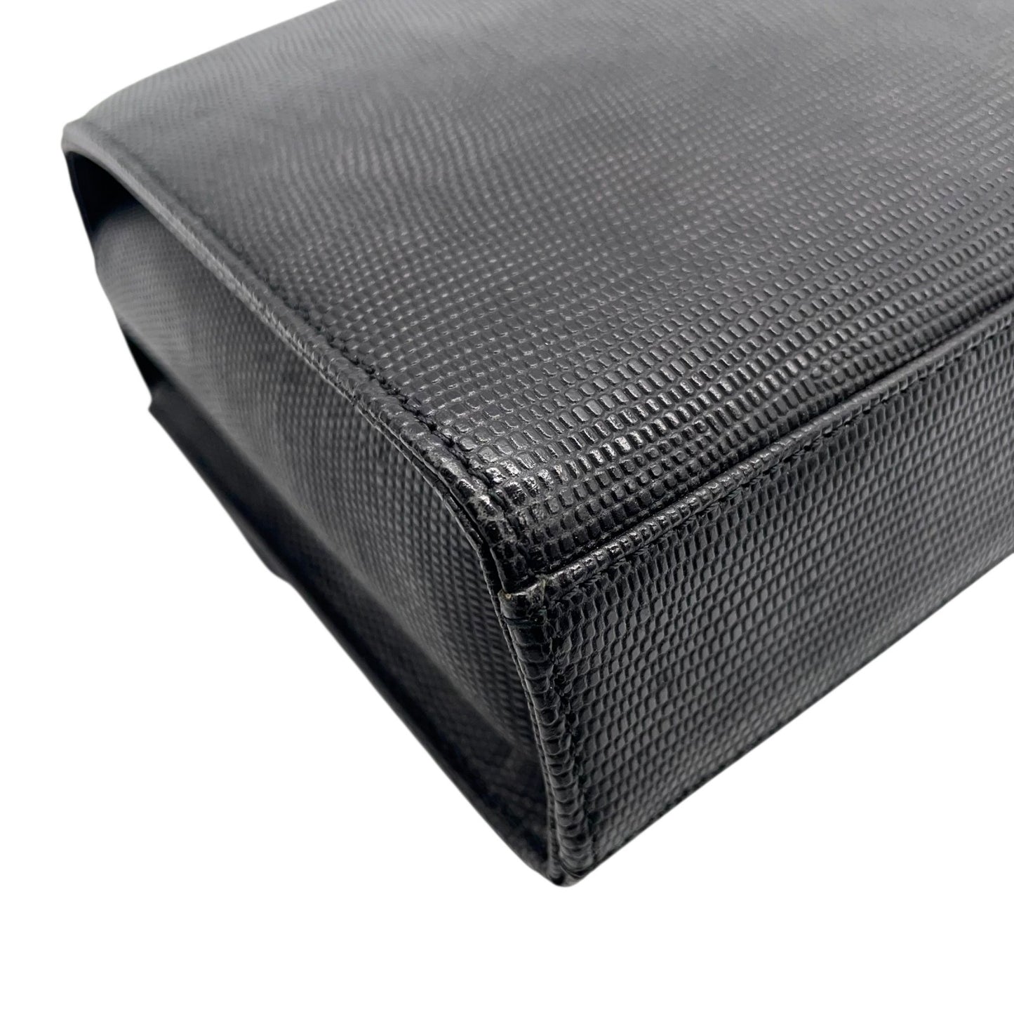 ソニアリキエル SONIA RYKIEL 型押し レザー ハンドバッグ ショルダーバッグ 2WAY 黒 ブラック 金金具 ゴールド金具 フォーマル S51