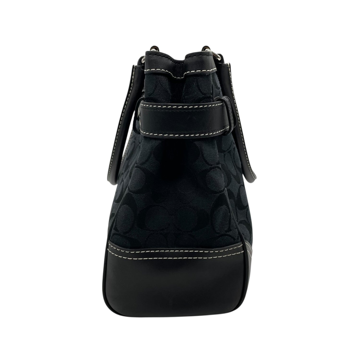 コーチ COACH トートバッグ シグネチャーF08K07 黒 ブラック 紺 ネイビー ジャガード レザー ホースビット A4対応 通勤 通学 U12